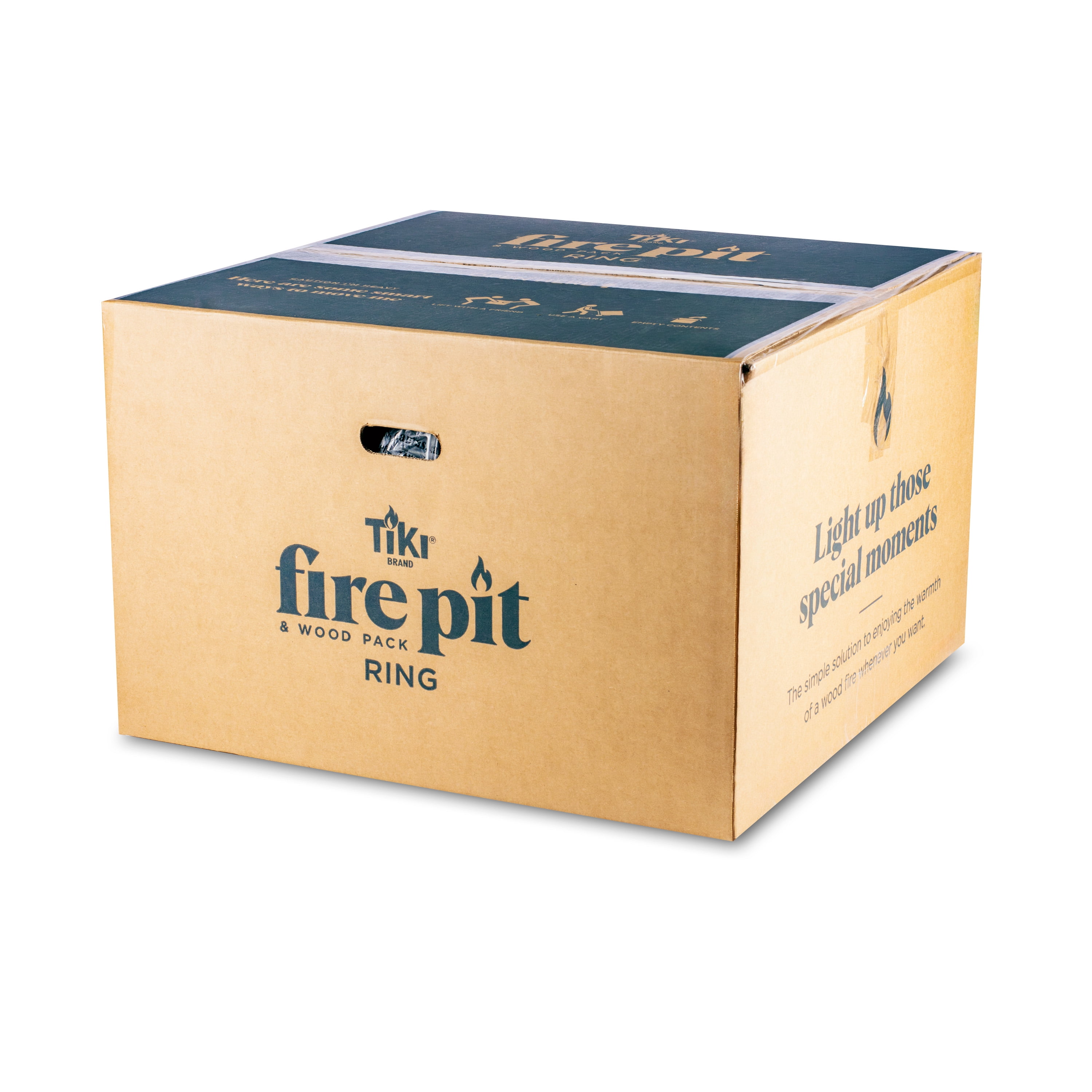 TIKI Reunion Smokeless Fire Pit – 27.5" Stainless Steel Wood Burning Fireplace for Yard, Patio & Camping, Large Outdoor Firepit with Weather-Resistant Cover, Ash Pan & Starter Pack - Image 3