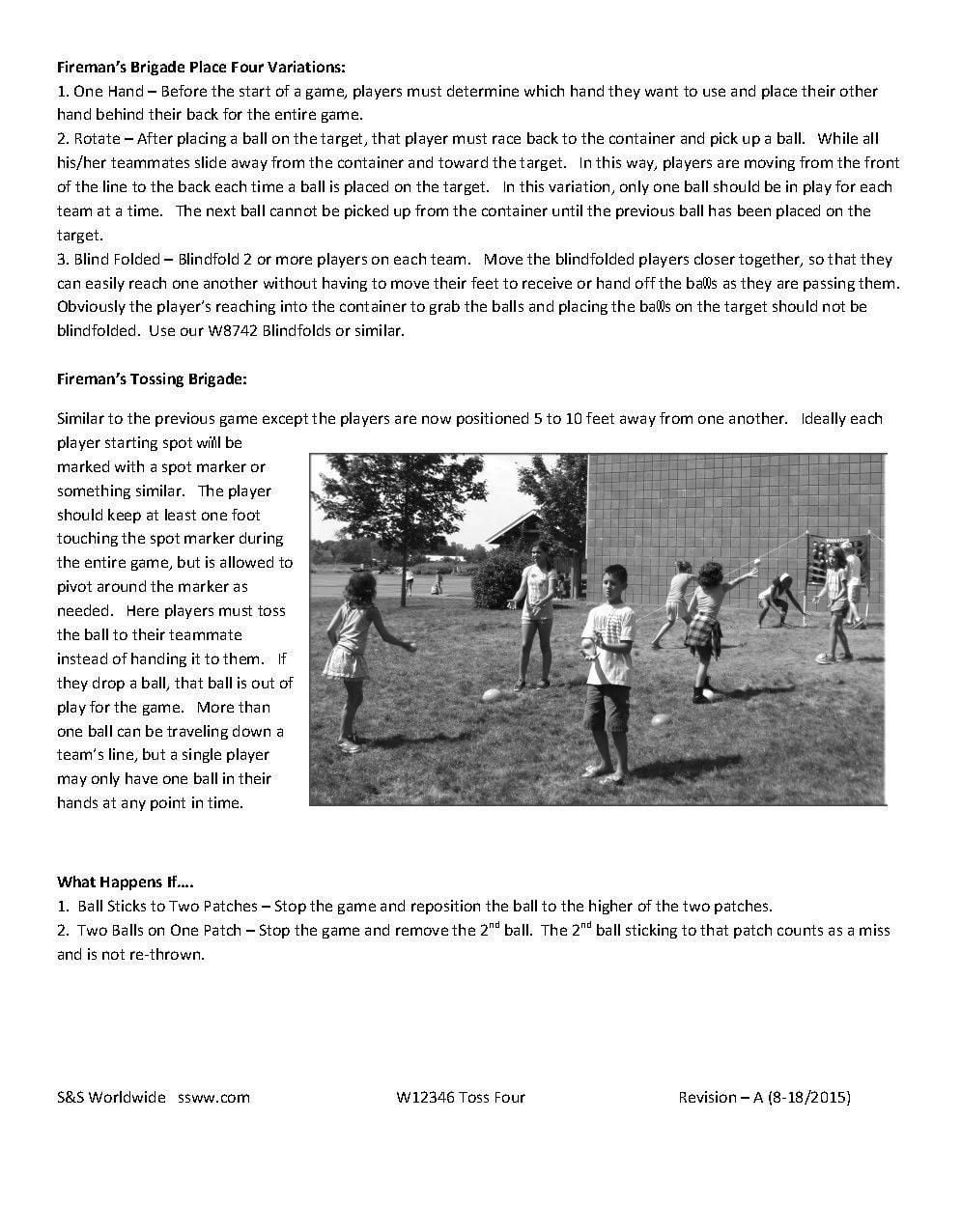 Toss Four Game Target and Balls - Image 6