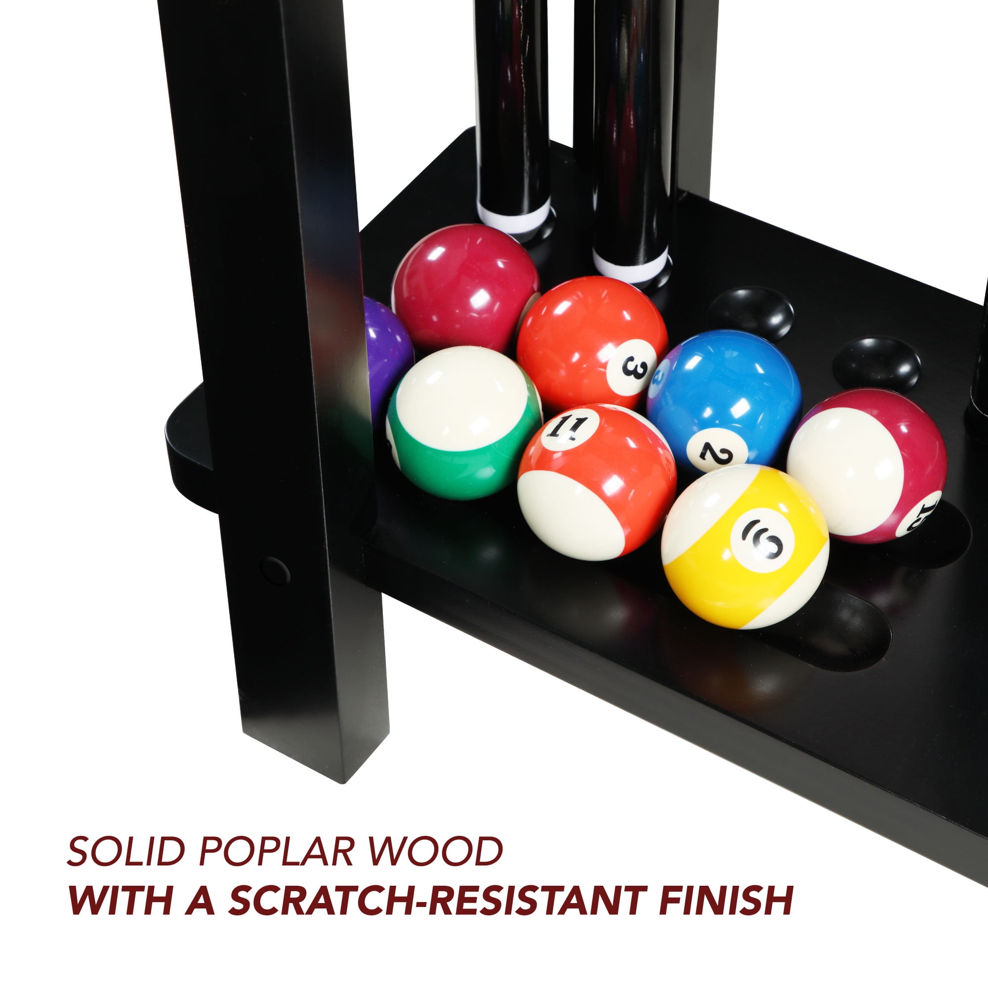 Hathaway Classic Floor Billiard Pool Cue Rack - Image 6