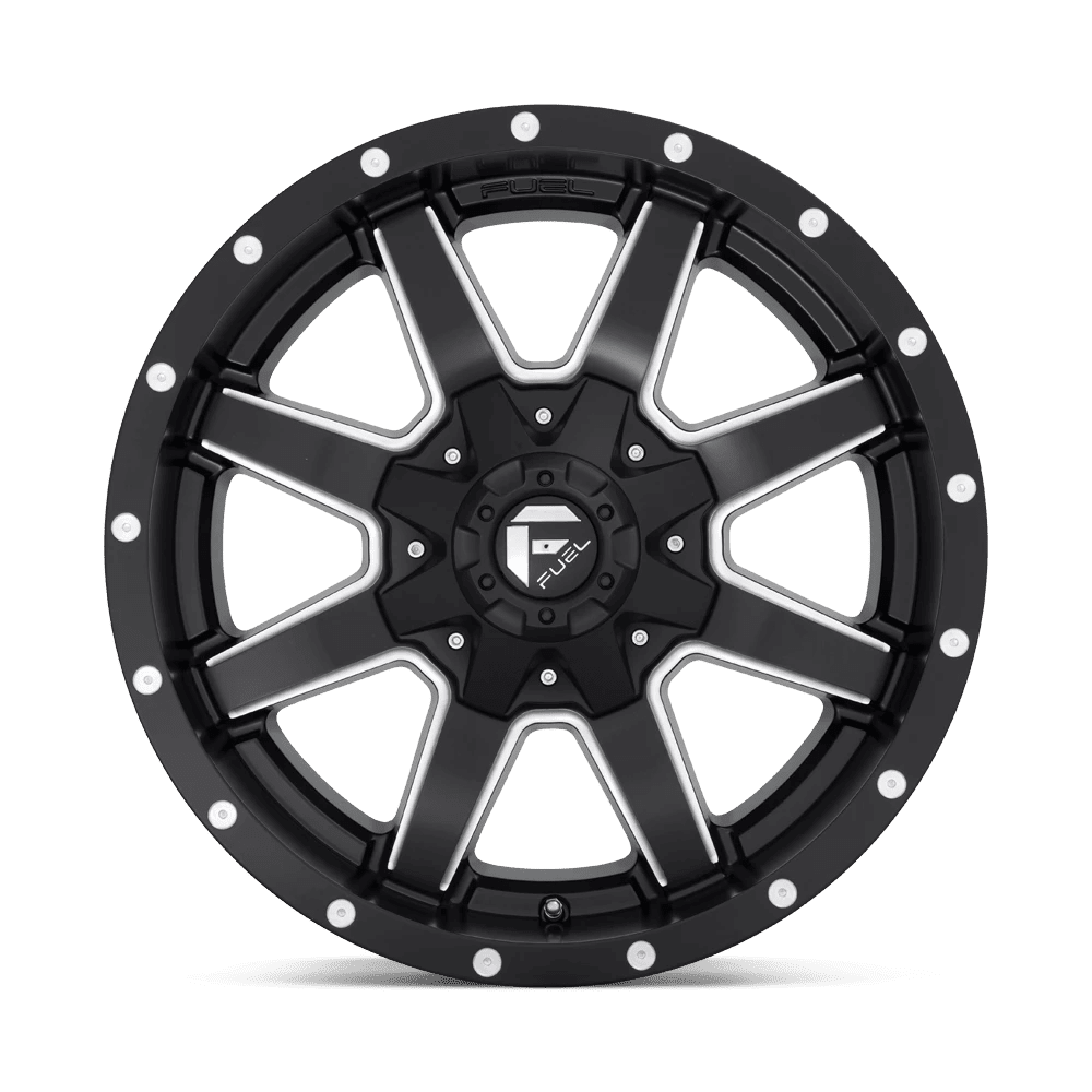 Fuel 1PC Aluminum Rim D538 MAVERICK 18X9in Matte Black Milled Finish, D53818907050 - Image 3