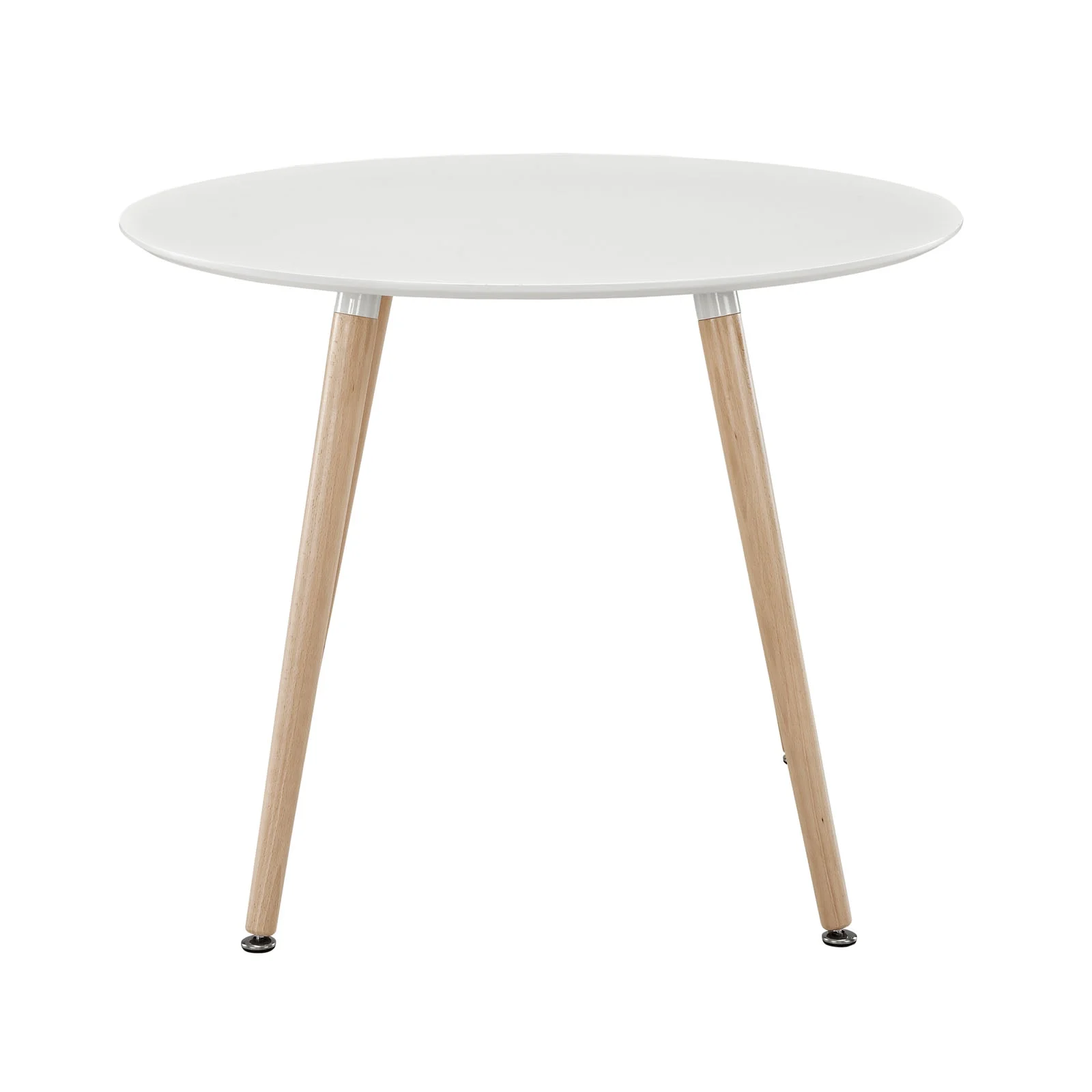 Modway Track Round Dining Table in White - Image 2