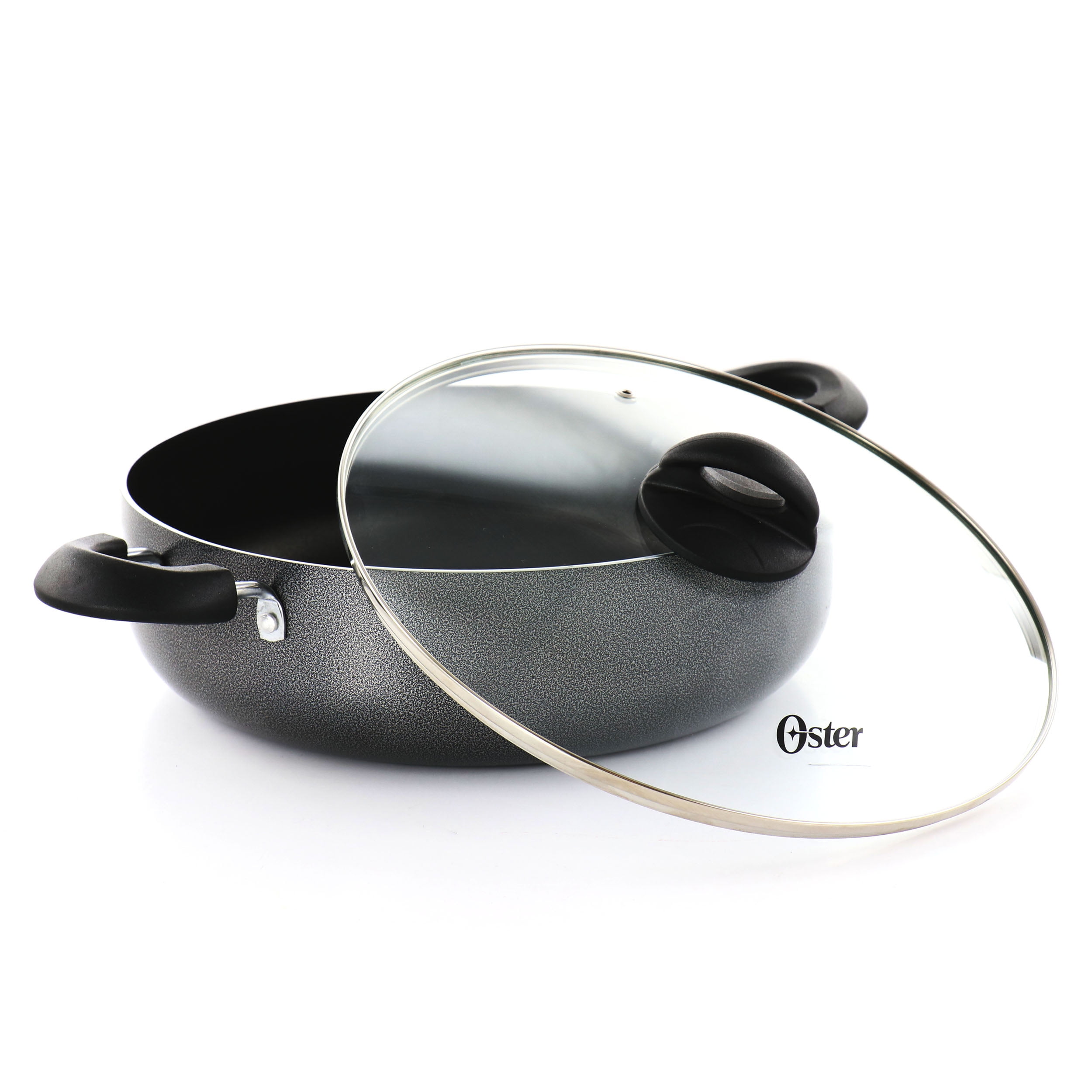 Oster 6 Qt Nonstick Aluminum Everyday Pan in Grey - Image 4