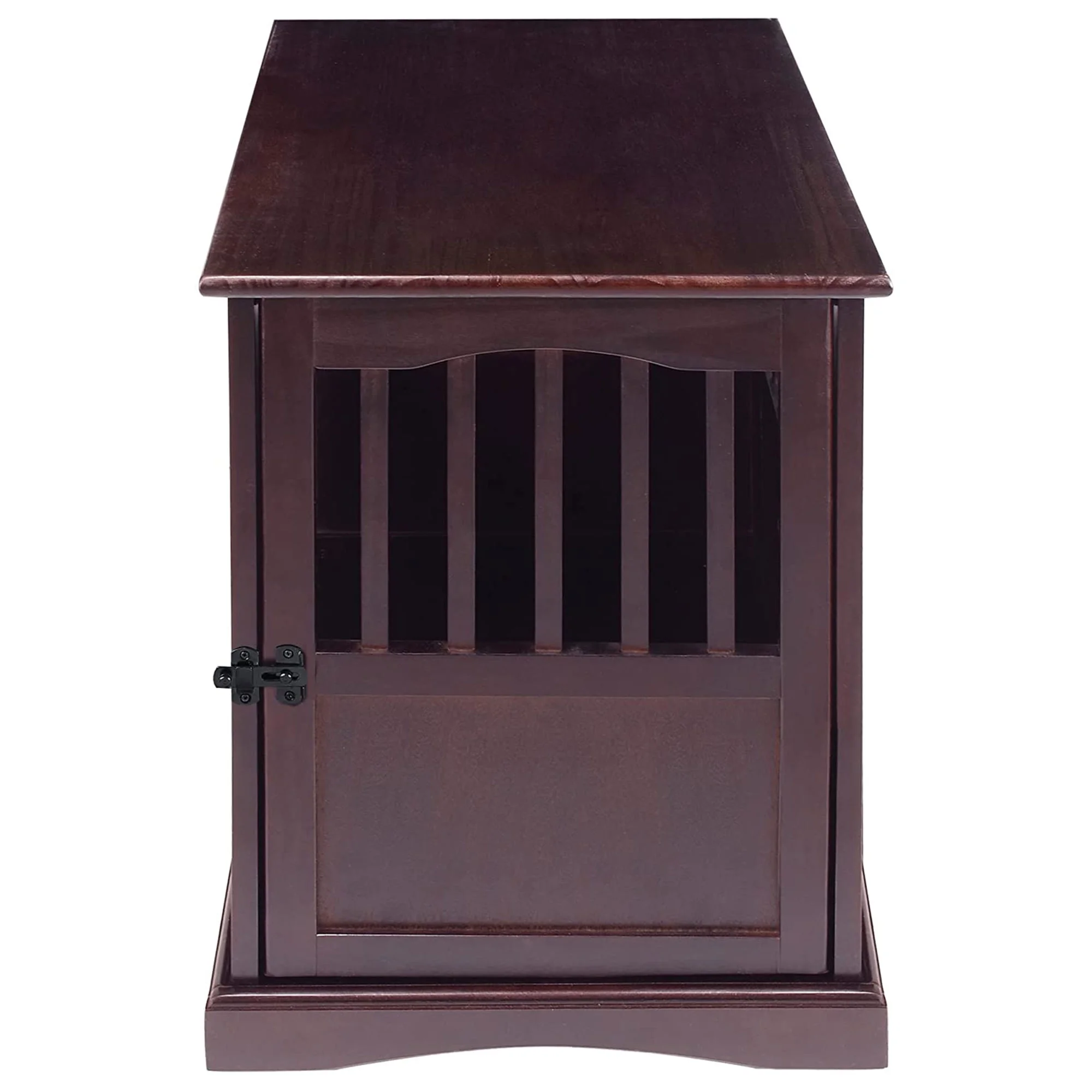 Newport Pet Dog Crate Furniture End Table, Brown, 24" - Image 11