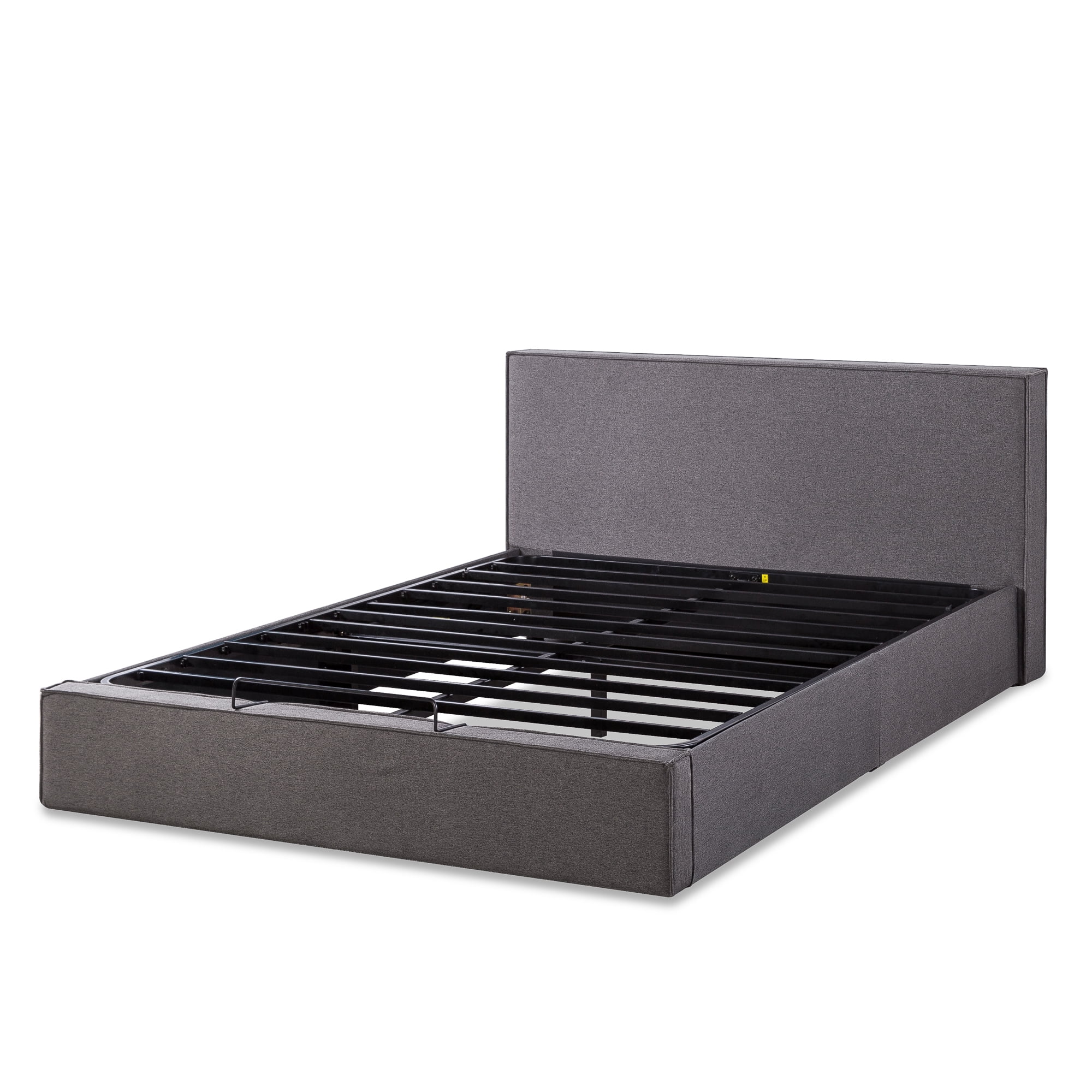 Zinus Finley 34" Upholstered Platform Bed with Lifting Storage, Full - Image 8