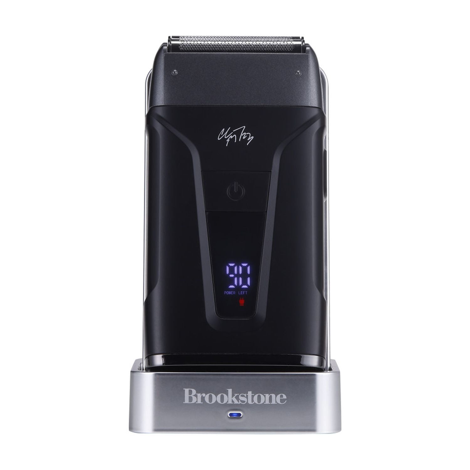 Brookstone Christian McCaffrey Special Edition, 3-in-1 Cordless Rechargeable Pro Shaving Kit Includes Men's Electric Shaver, Trimmer, and Clipper - Image 25