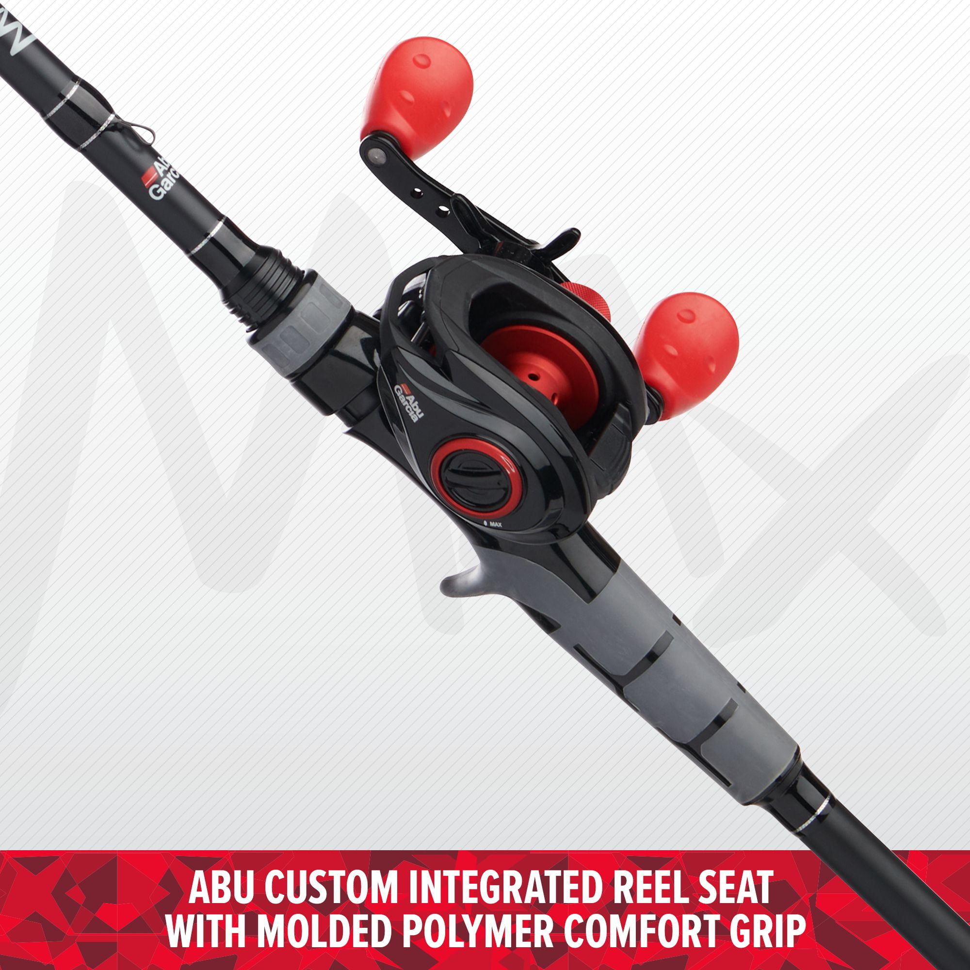 Abu Garcia Max X Baitcast Fishing Combo, 6'6" Medium Rod, Right Handed Reel - Image 8