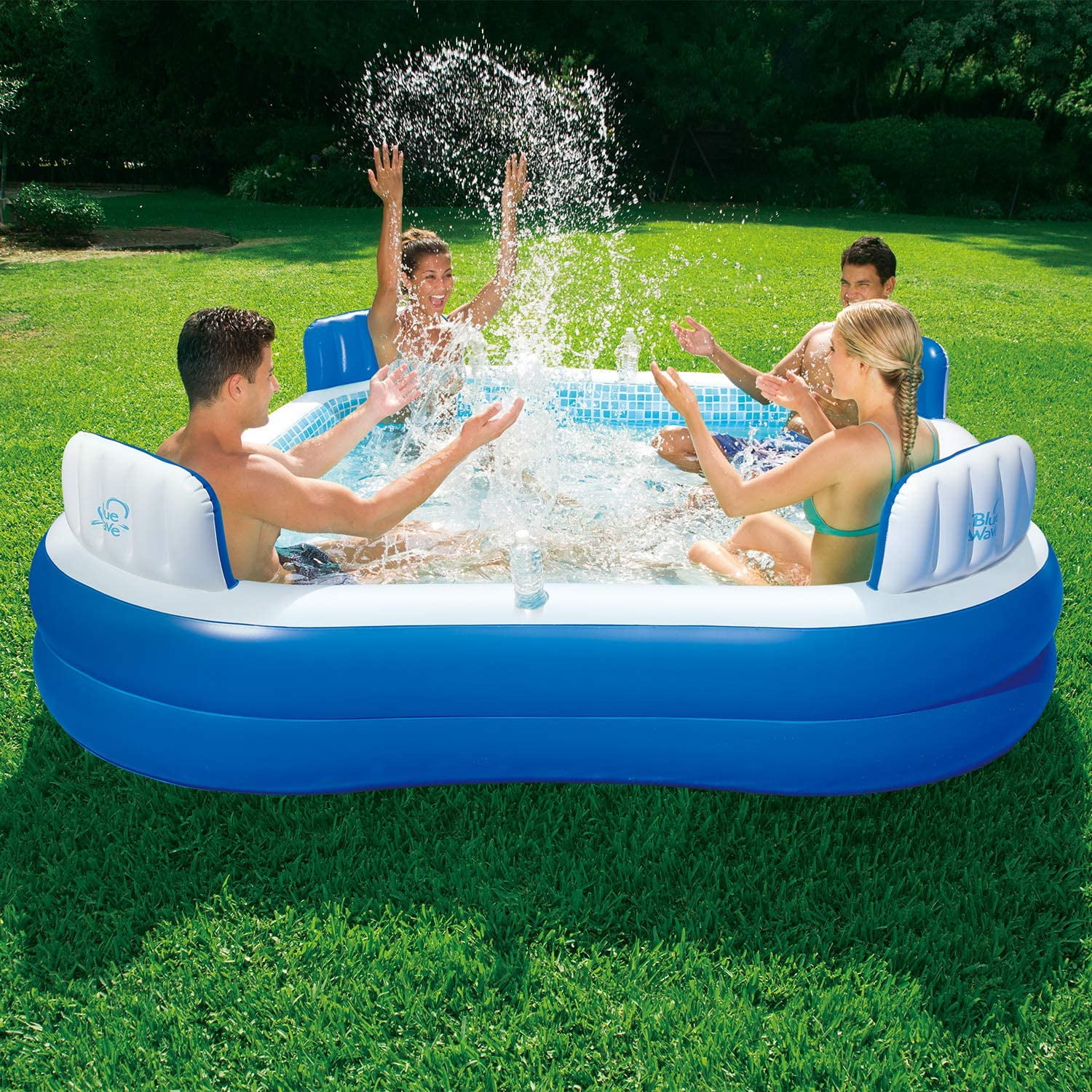 Blue Wave Premier Inflatable Pool w/Cover - Image 2