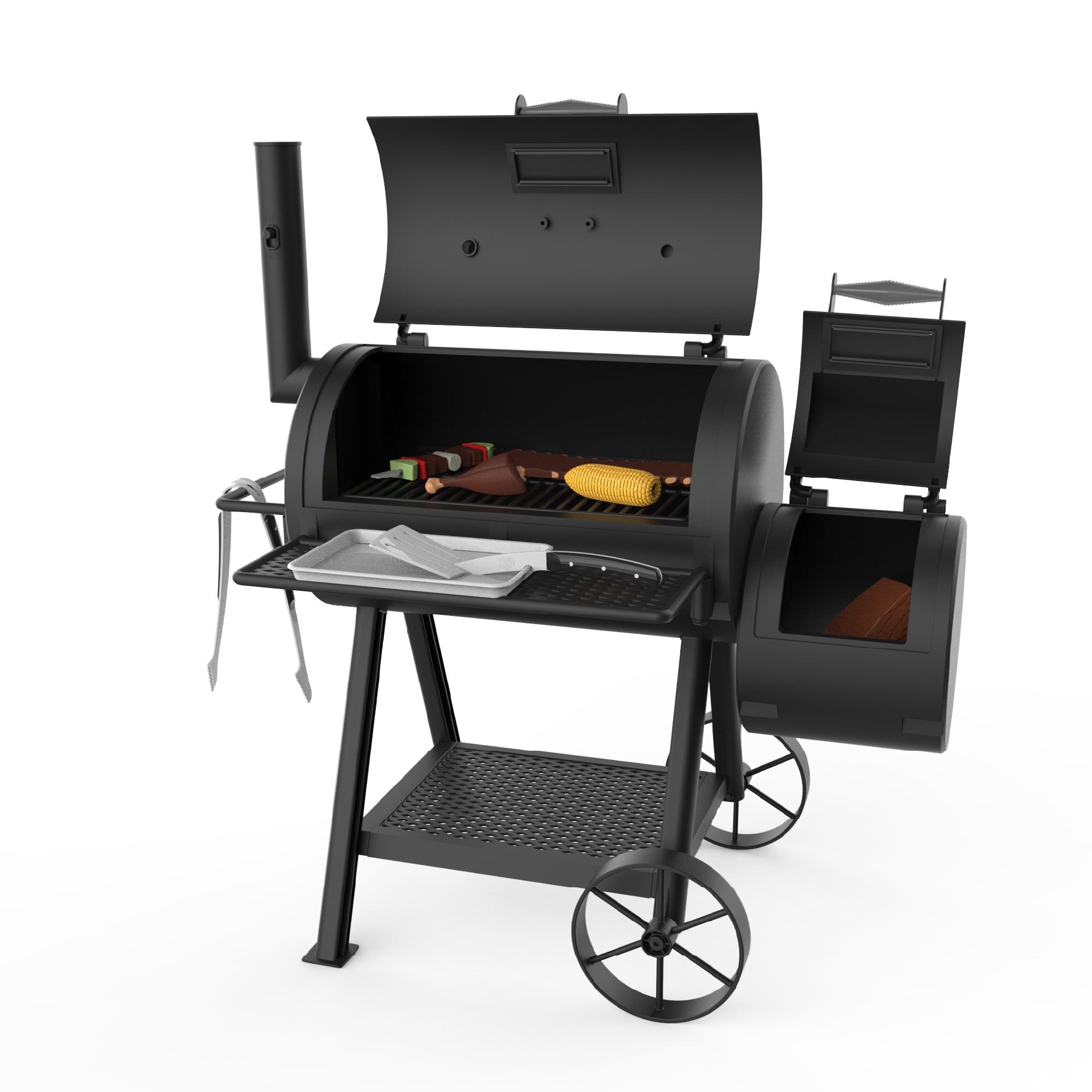 Oklahoma Joe Toy Smoker Set For Kids Ages 3+ Aaa Battery-Powered Black - Image 6