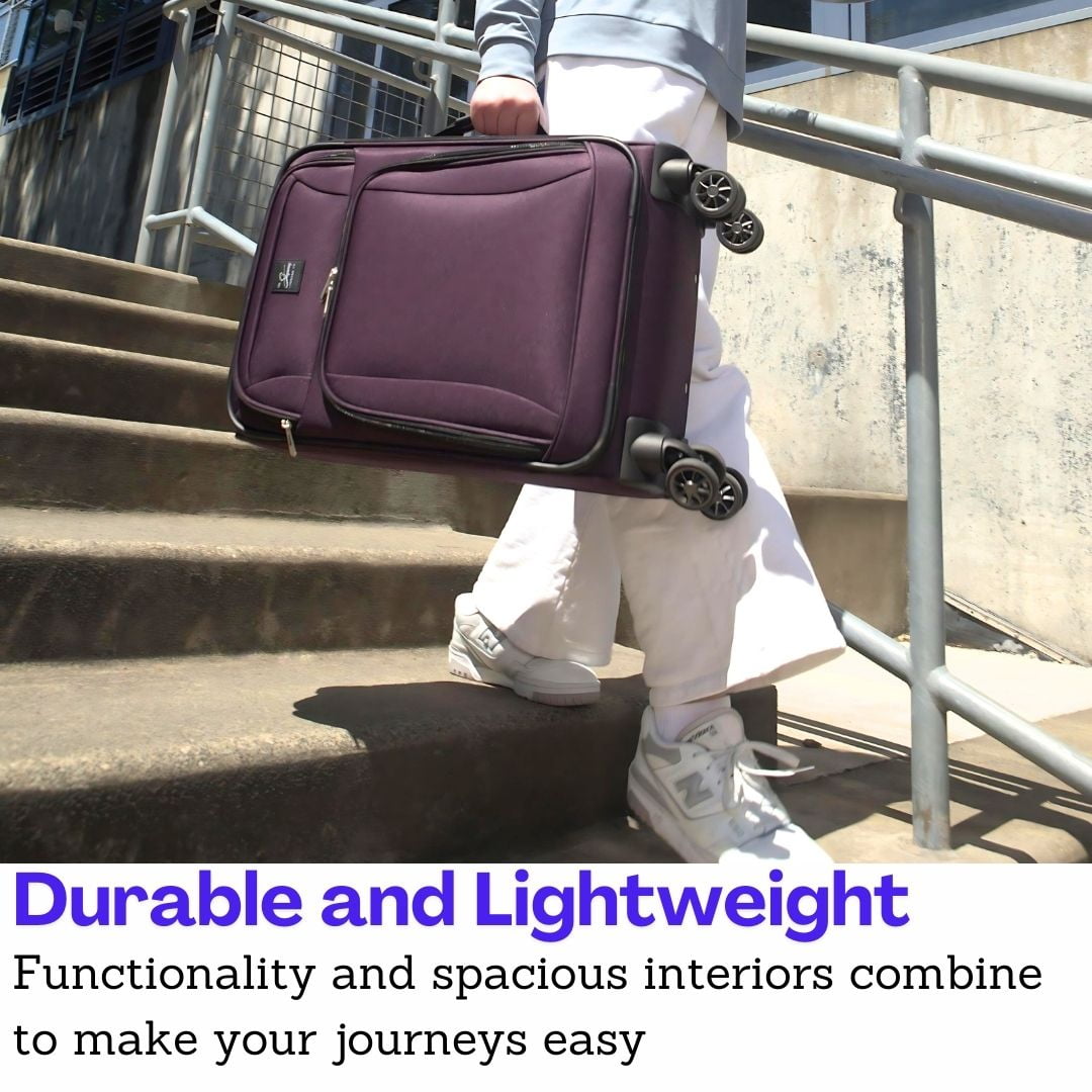 Skyway Luggage Epic Softside 28" 8 Wheel Large Check-In Spinner, Adult - Image 6