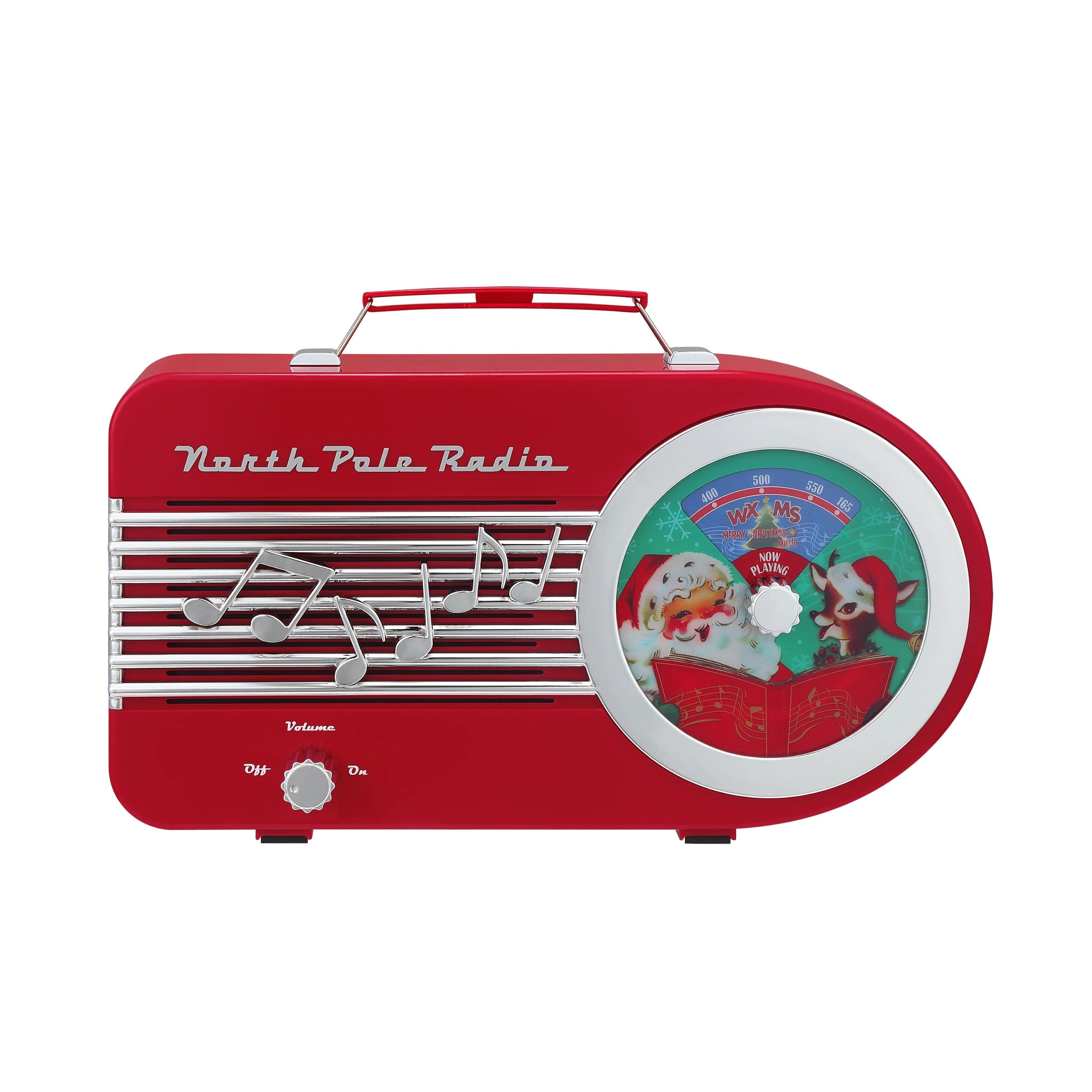 Mr. Christmas North Pole Radio Jukebox, Red, 1 Pack - Image 4