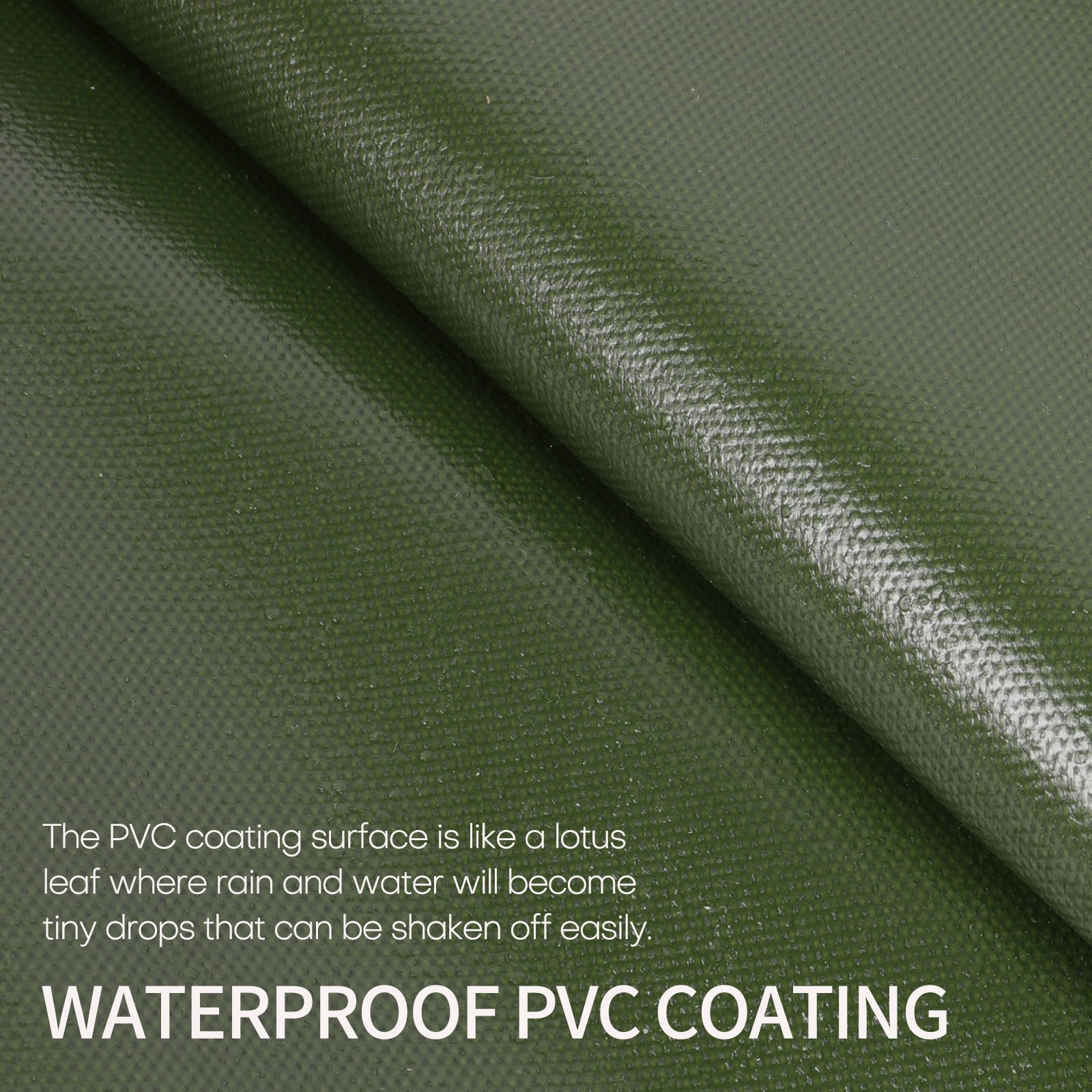 Heavy Duty 19.4oz 100% Canvas Tarp Extra Thick Waterproof Tarpaulin Full Sizes - Image 7