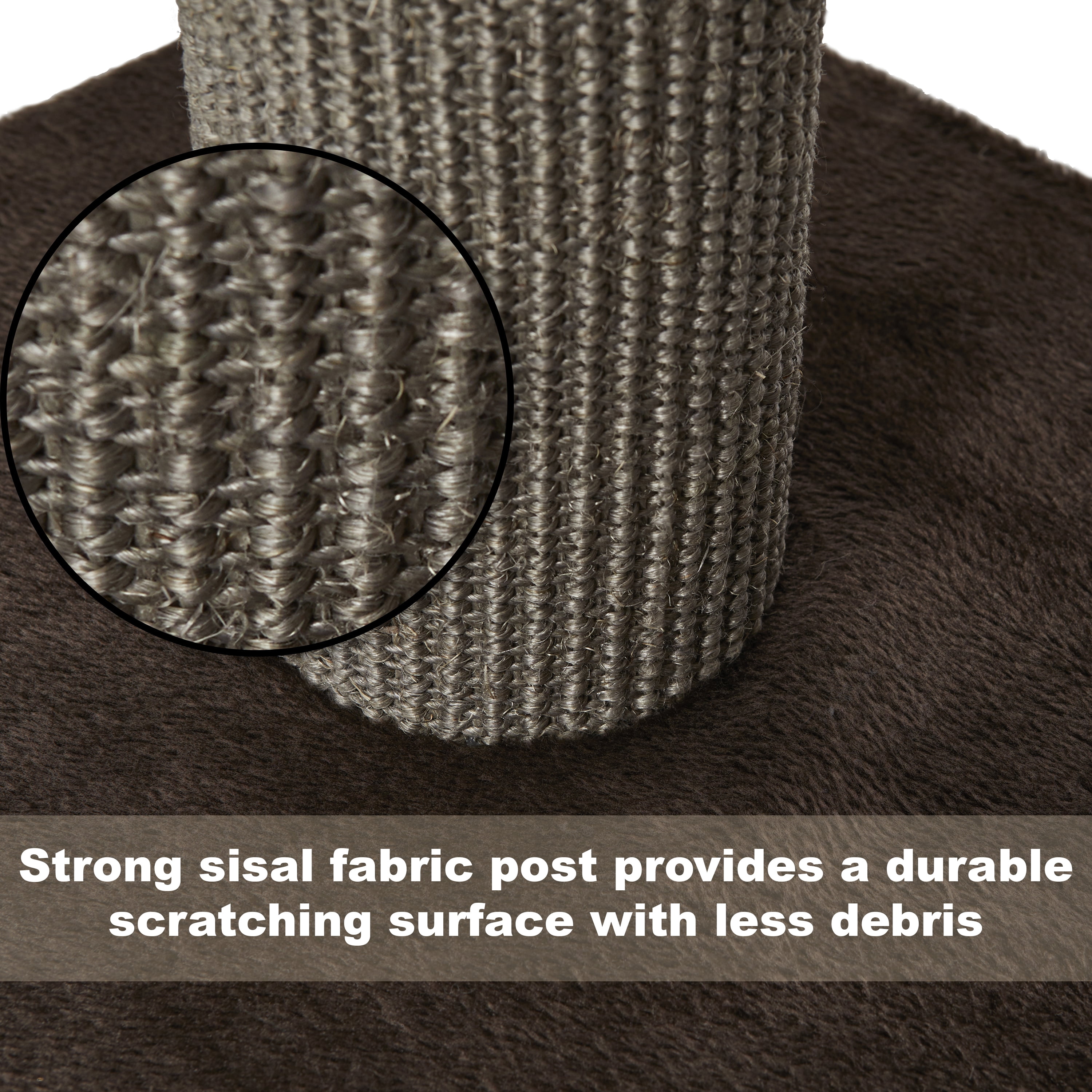 35-Inch Feline Nuvo "Cove" Fashionable Cat Tree & Cat Condo with Removable Lounging Cat Bed - Image 4