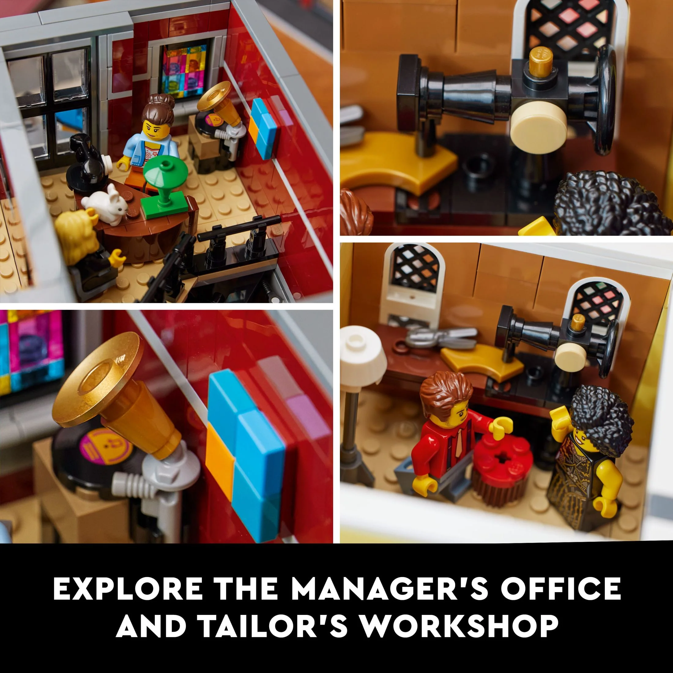 LEGO Icons Jazz Club Building Blocks for Adults - Office or Book Shelf Decor for Men & Women, Ages 18+ Years - Gifts for Birthdays - 10312 - Image 3