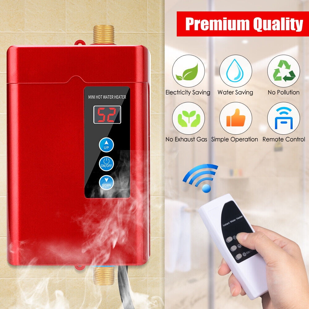 JahyShow 110V Kitchen Electric Hot Tankless Water Heater Sink Instant Boiler Bathroom (9.4x5.3x2.6 inches) - Image 6