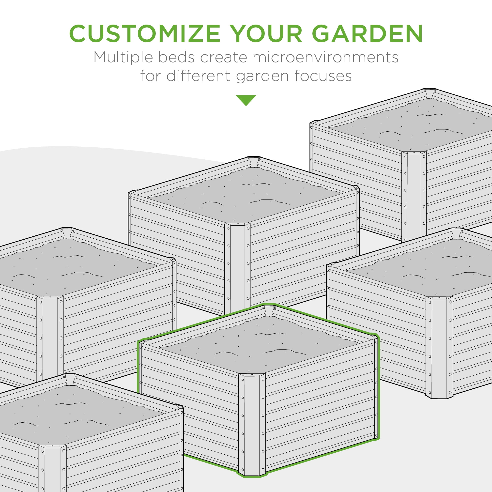 Best Choice Products 4x4x1.5ft Outdoor Metal Raised Garden Bed, Planter Box for Vegetables, Flowers, Herbs, Succulents - Image 4