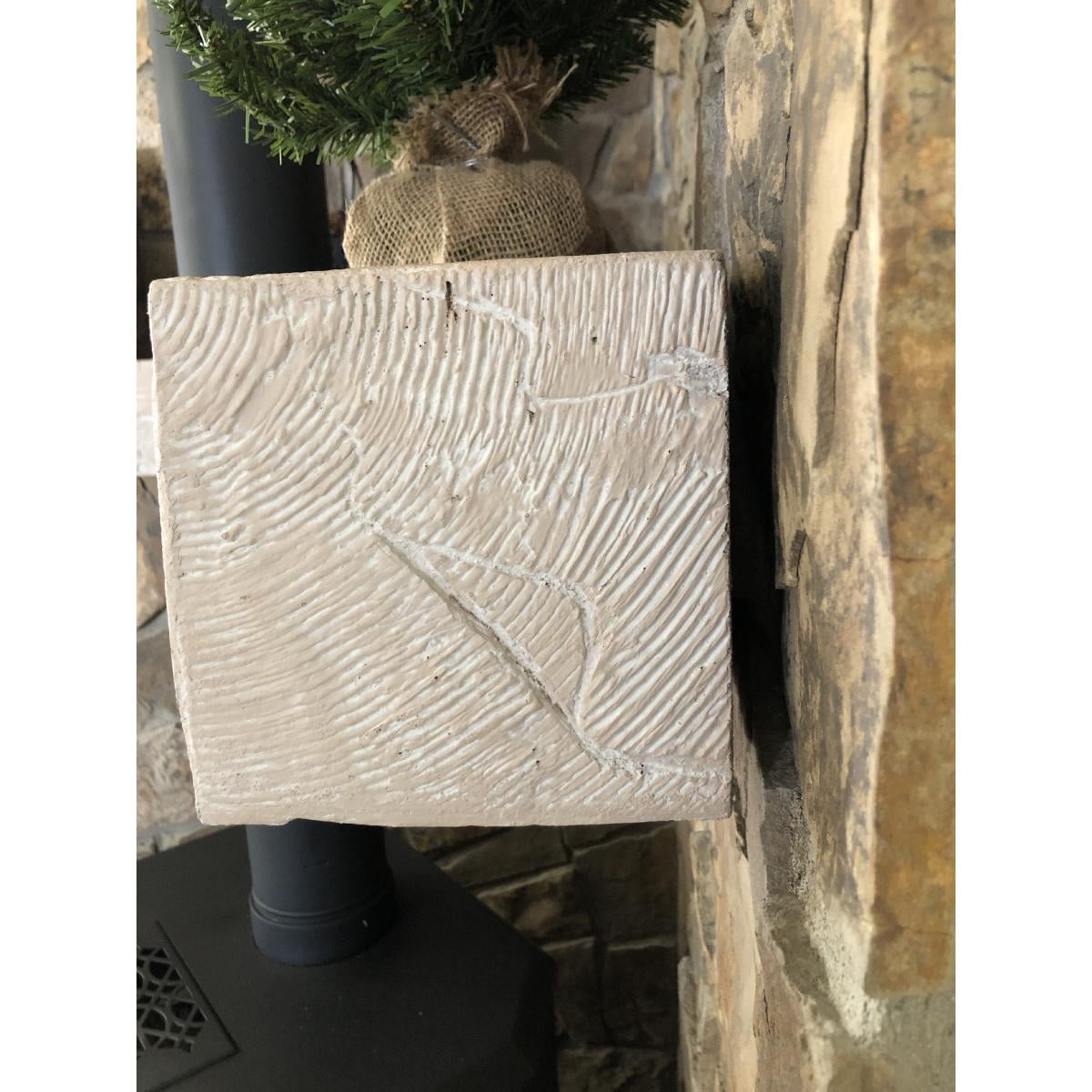 Ekena Millwork 6"H x 10"D x 60"W Hand Hewn Faux Wood Fireplace Mantel, Aged Ash - Image 17