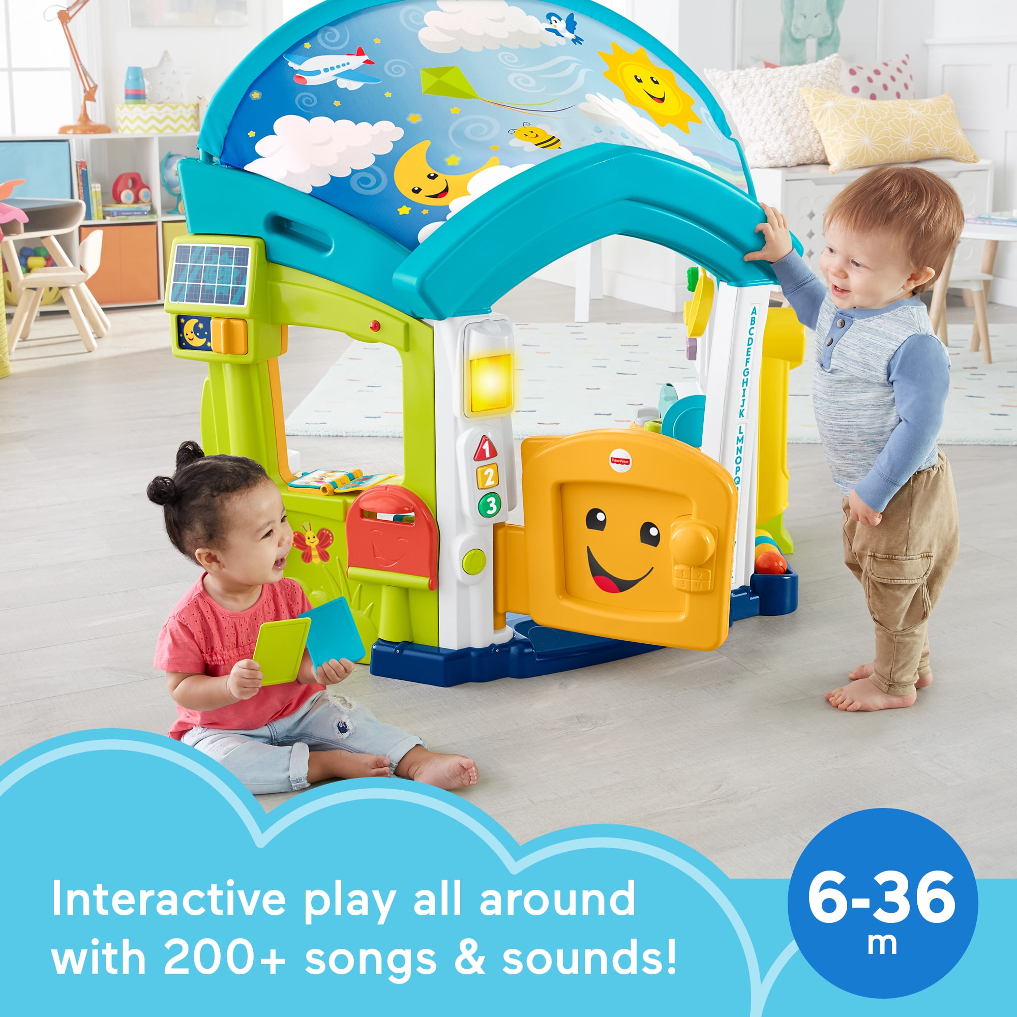 Fisher-Price Laugh & Learn Playhouse Educational Toy for Babies & Toddlers, Smart Learning Home - Image 4