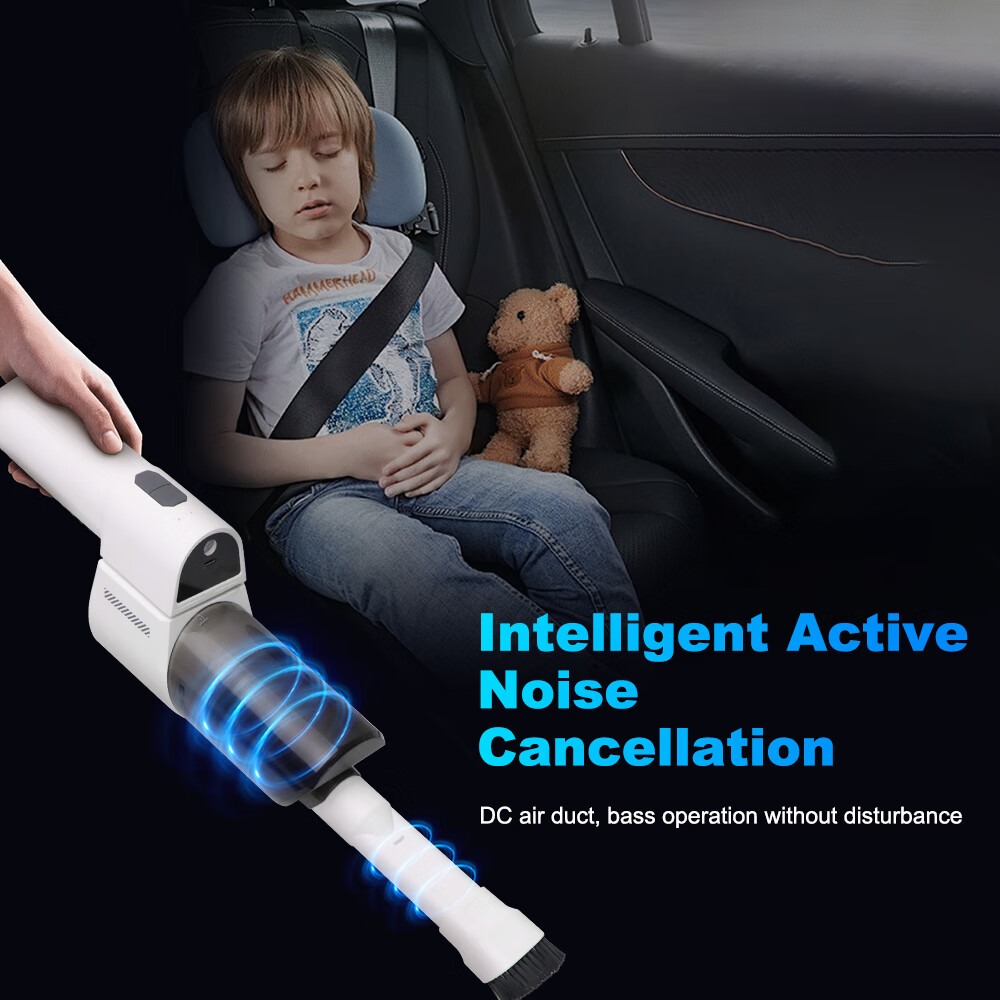 WeHoming 16000Kpa Handheld Vacuum Cleaner with LED Light 180° Foldable Vacuum Cleaner All-in-One Multifunction Blowing/Vacuuming/Pumping Rechargeable Strong Suction for Home Car Office - Image 10