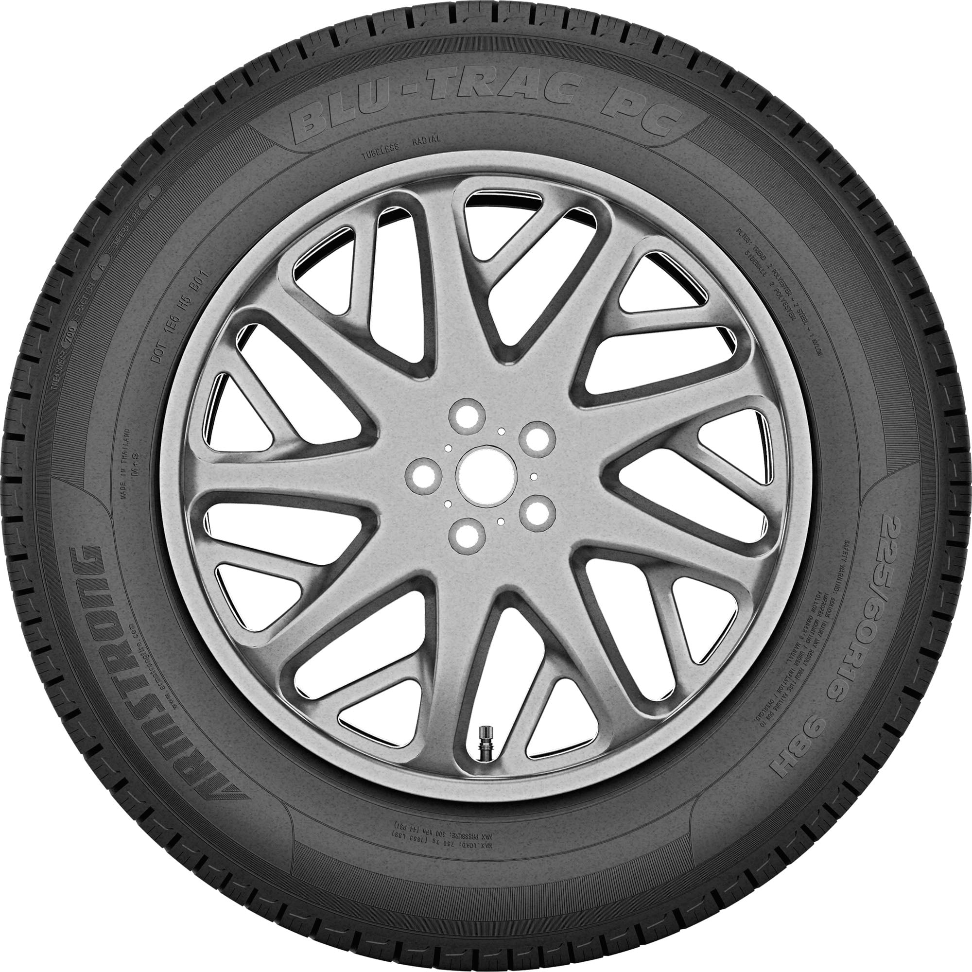 Armstrong Blu-Trac PC All Season 205/60R16 92V Passenger Tire - Image 5