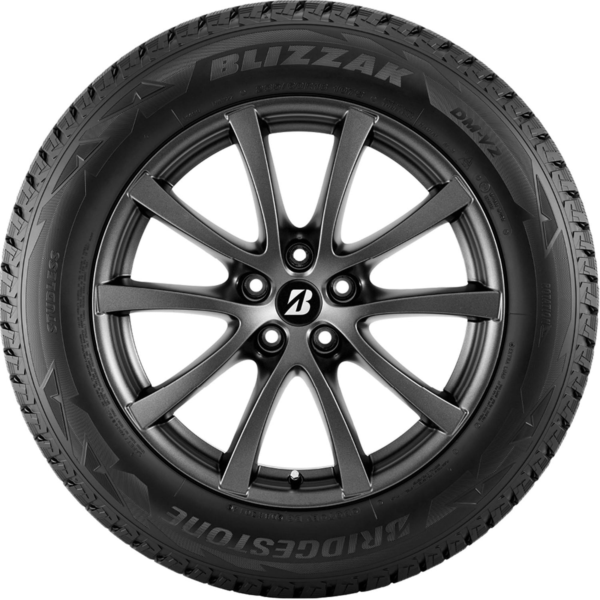 Bridgestone Blizzak DM-V2 Winter 275/50R22 111T XL Light Truck Tire - Image 2