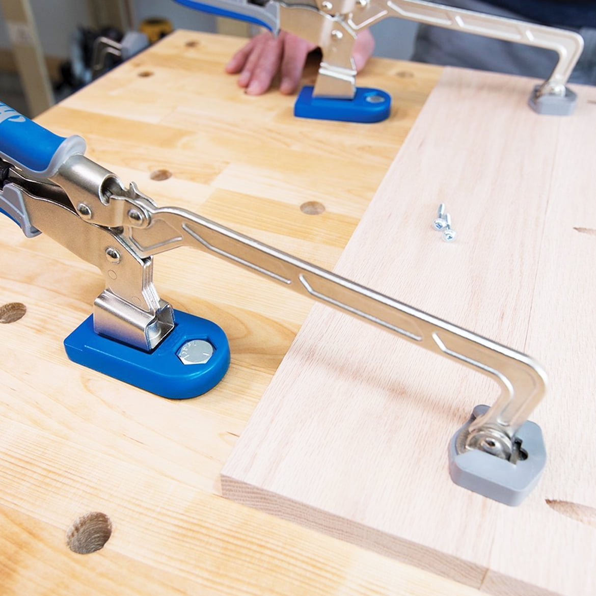 Kreg KBC3-BAS Bench Clamp with Bench Clamp Base, Ergonomic Clamps - Image 4
