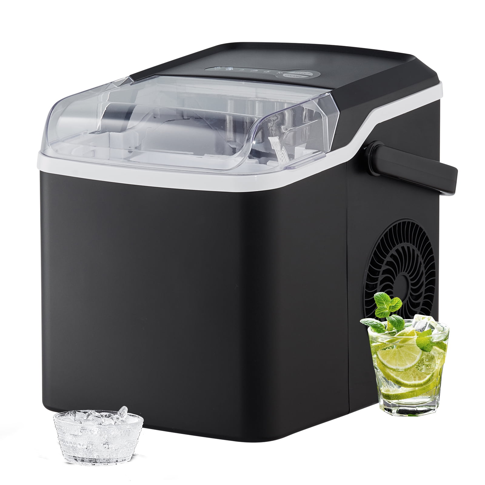 KFFKFF Portable Countertop Ice Maker 26lbs/24H Self-Cleaning - Image 9