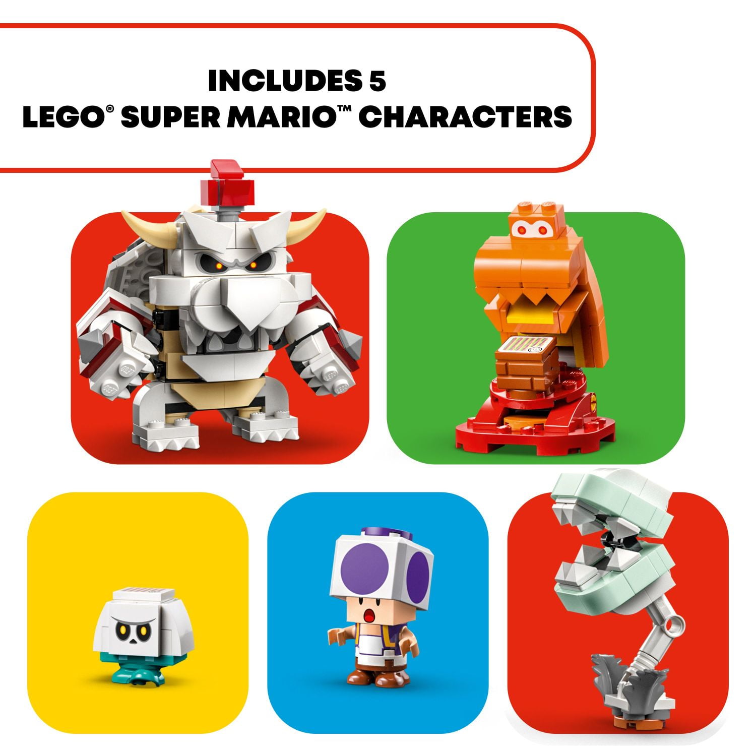 LEGO Super Mario Dry Bowser Castle Battle Expansion Set, Buildable Game with 5 Toy Figures Included, Super Mario Gift for Kids Ages 8+, 71423 - Image 7