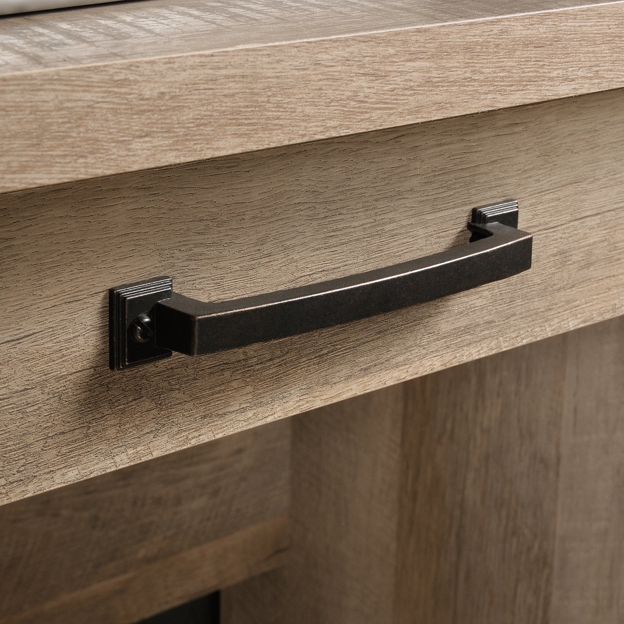 Sauder Cannery Bridge Computer Desk, Lintel Oak Finish - Image 3