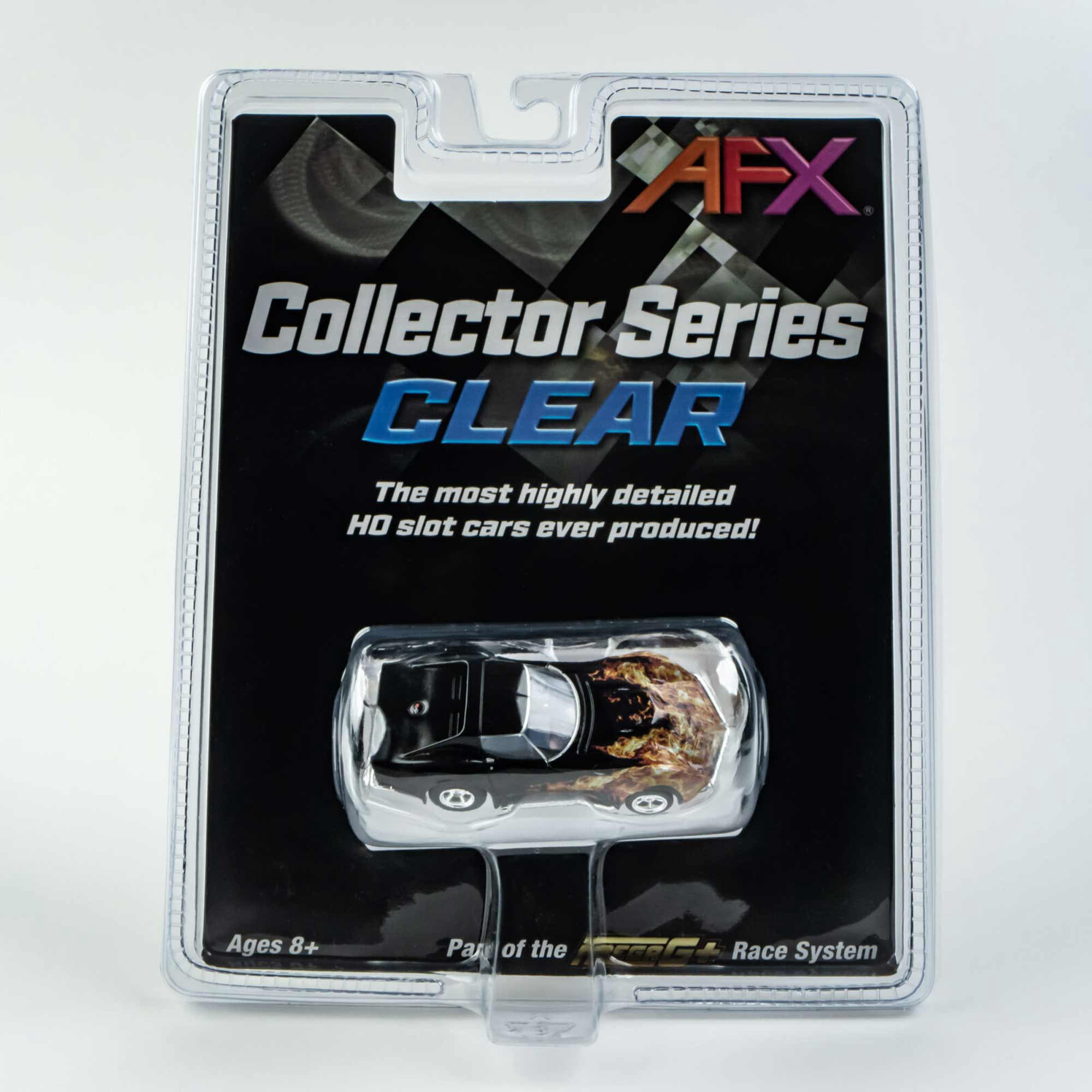 AFX Racing AFX22051 HO Scale 1968 Corvette 427 Black Flame Slot Car - Image 4