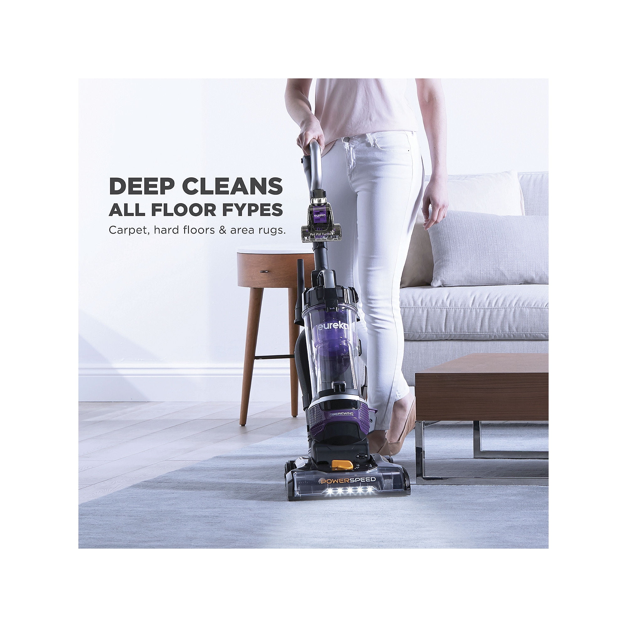Eureka NEU202 Power speed Lightweight Bagless Upright Vacuum Cleaner - Image 4
