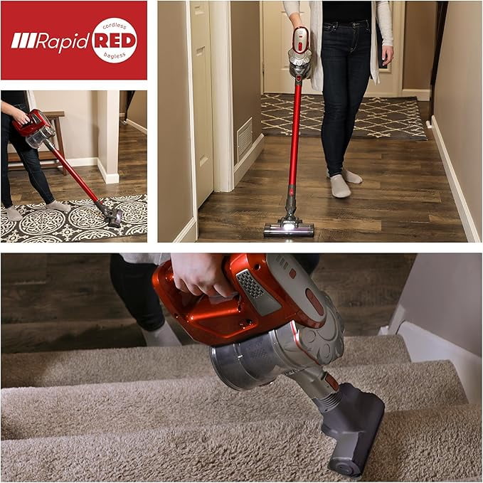 Atrix ACSV1 Rapid Red Cordless Stick Vacuum Red - Image 4