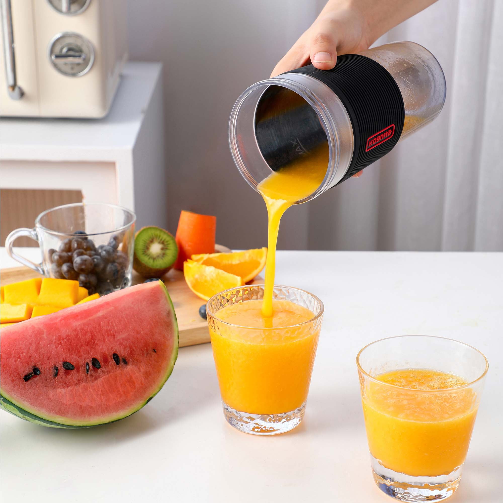 Kognita Portable 17 oz Battery Powered Blender, Black - Image 6