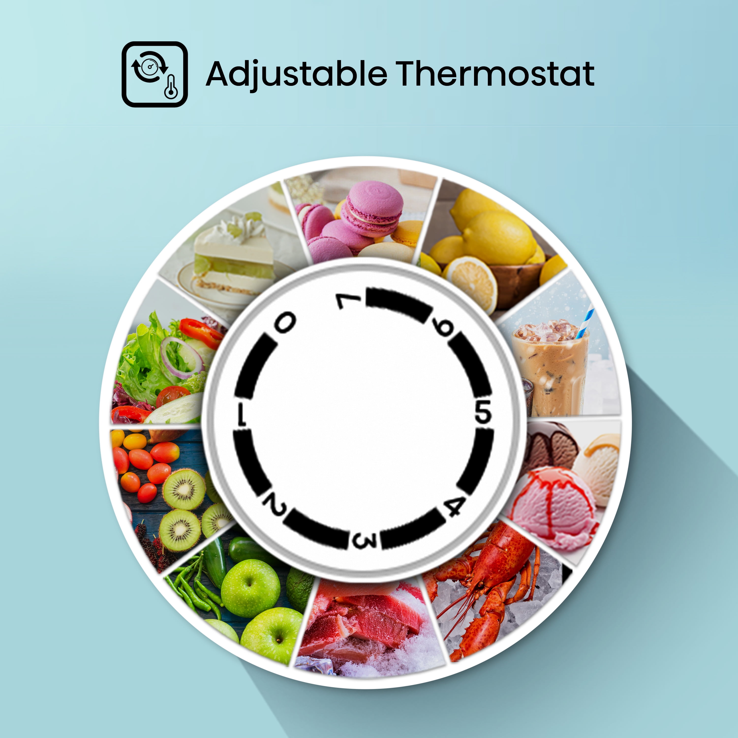 Hisense 4.4 Cu ft Single Door Mini Refrigerator, 1 Year Warranty, Energy Star, WMS044M6XVE New - Image 5