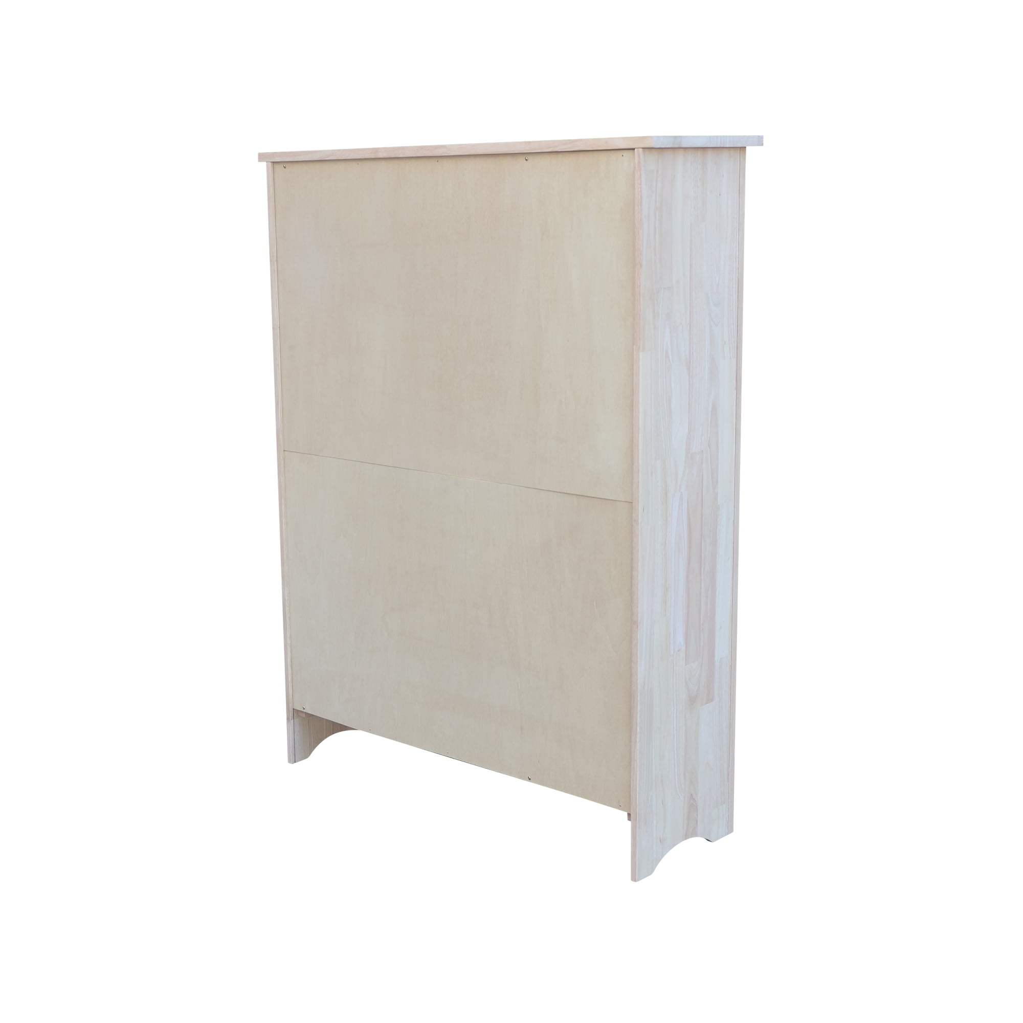 International Concepts Solid Wood 51" Double Kitchen Jelly Cupboard Pantry, Unfinished - Image 4