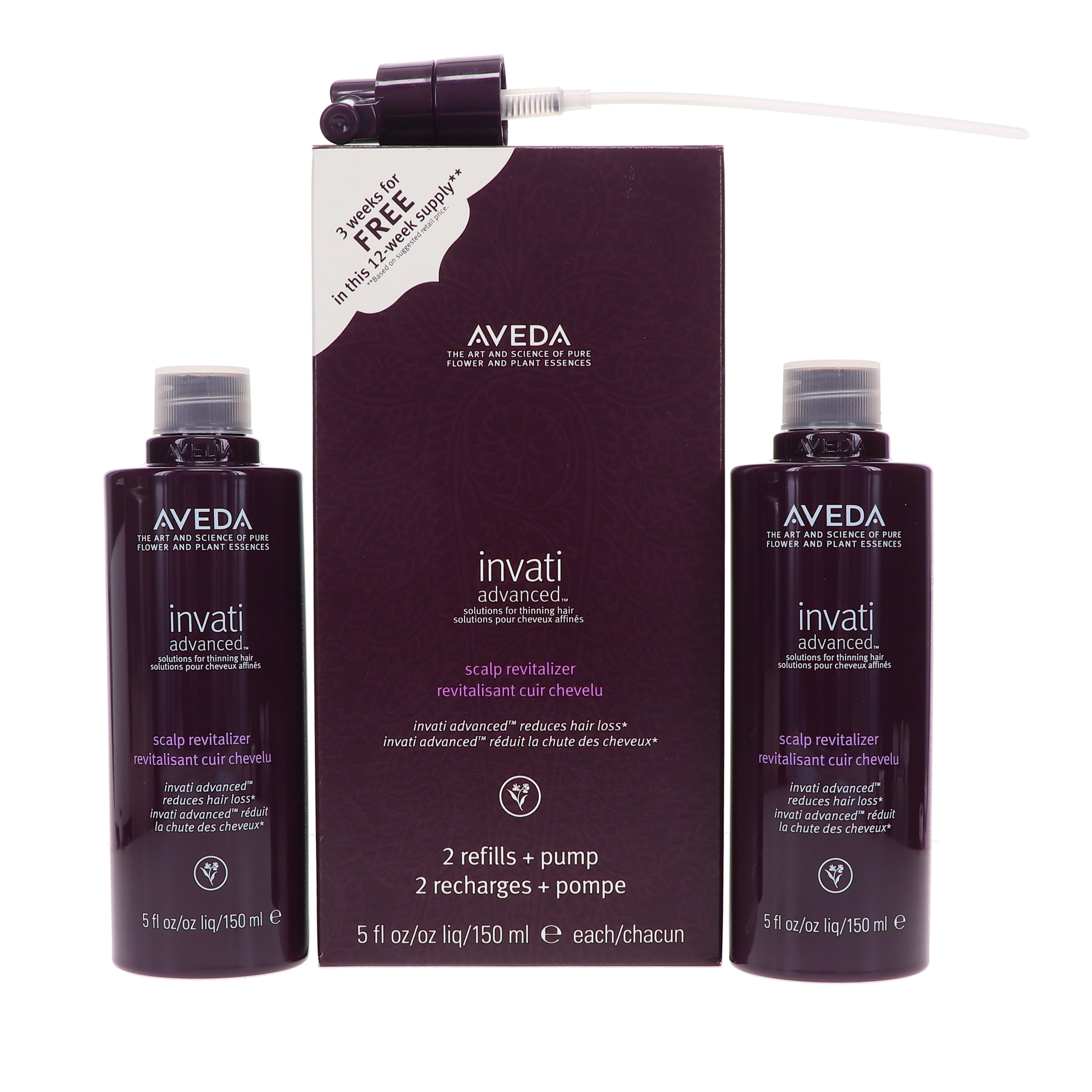 Aveda Invati Advanced Scalp Revitalizer 5 oz Duo + Pump - Image 3