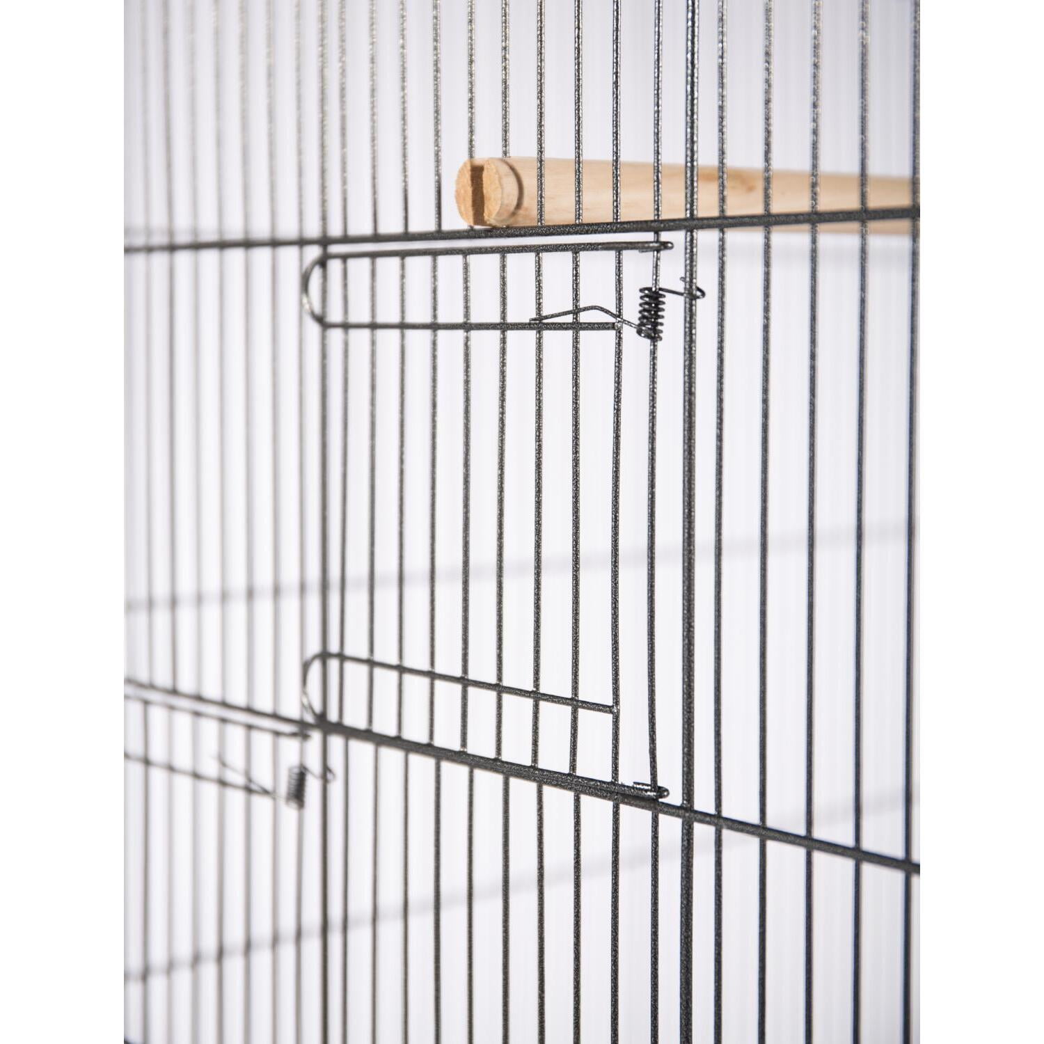 Prevue Pet Products Extra-Large Wrought Iron Flight Cage, Black Hammertone - Image 2