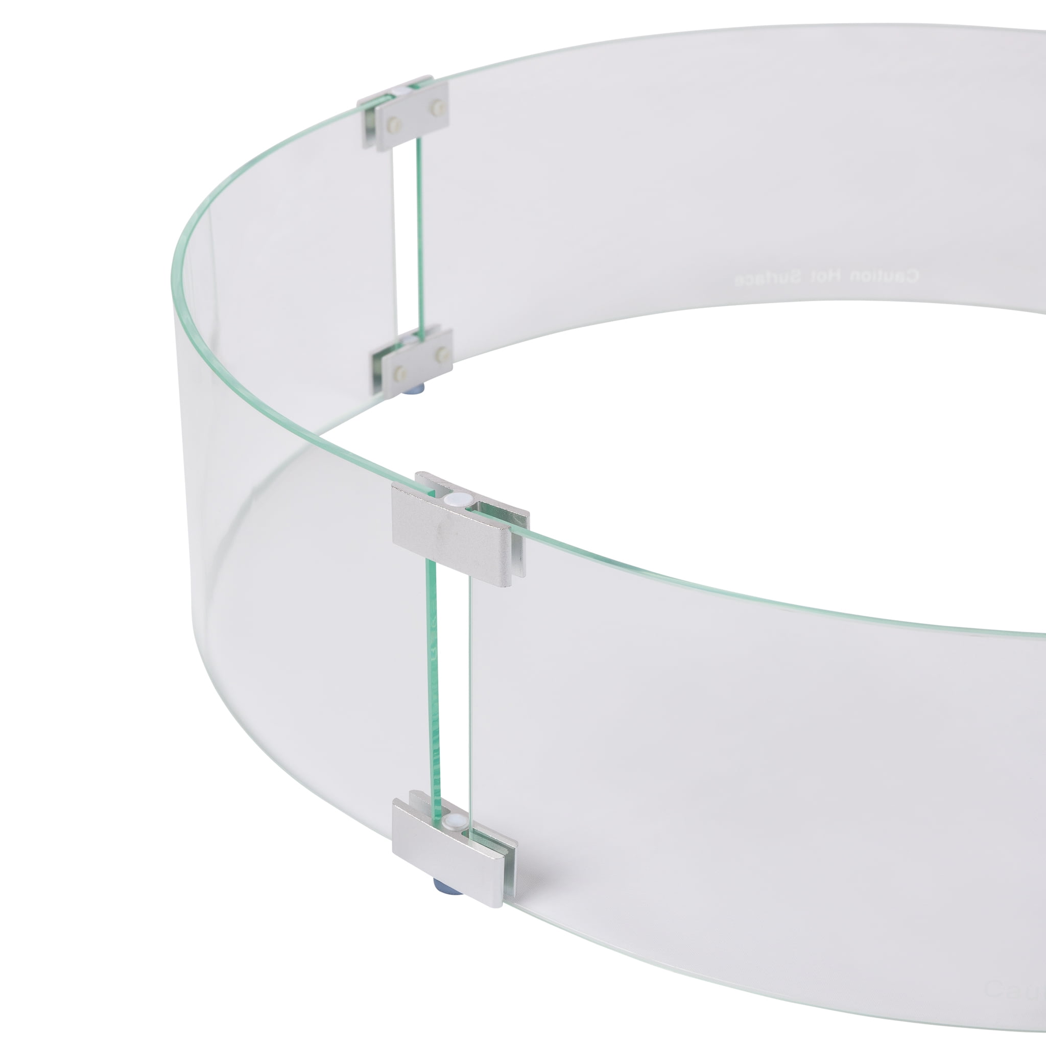 Fire Sense Tempered Glass Wind Guard for Round LPG Fire Pits - Image 7