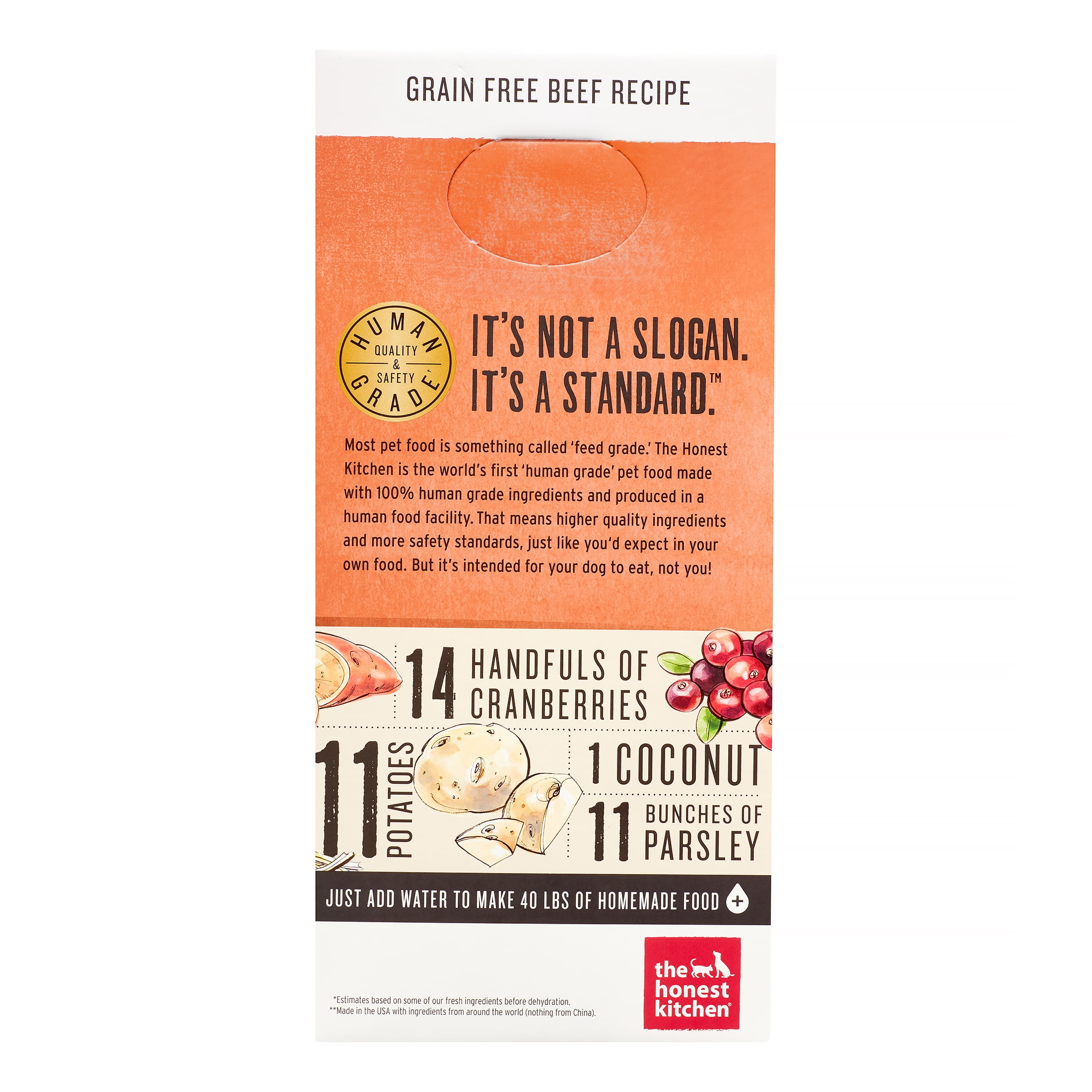 The Honest Kitchen Love: Natural Human Grade Dehydrated Dog Food, Grain Free Beef, 10 lbs (Makes 40 lbs) - Image 3