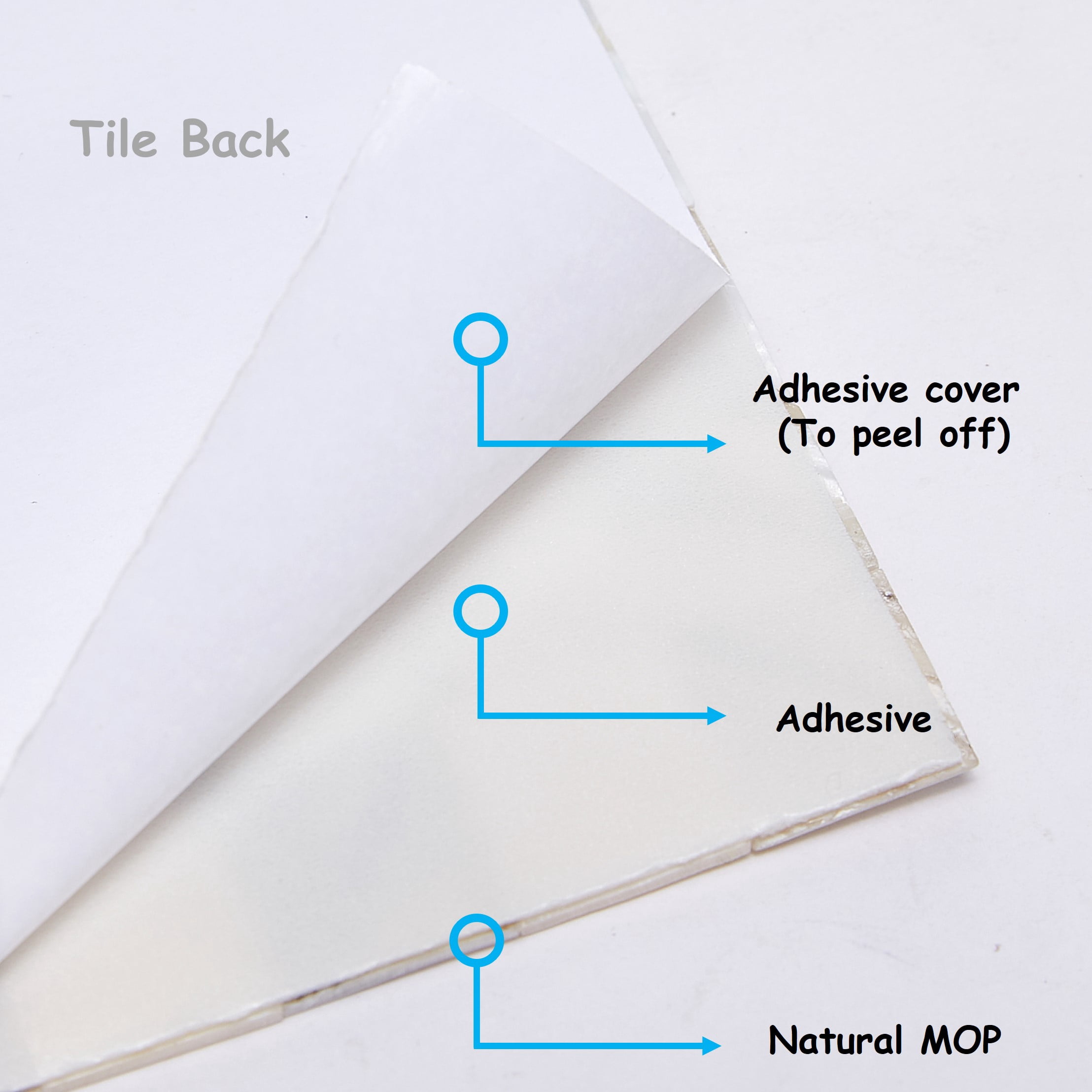 Acopelo Peel and Stick Mother of Pearl Mosaic Tile Natural White 12" x 12" for Backsplash, Kitchen Wall, Fireplace - 6 Tiles - Image 6