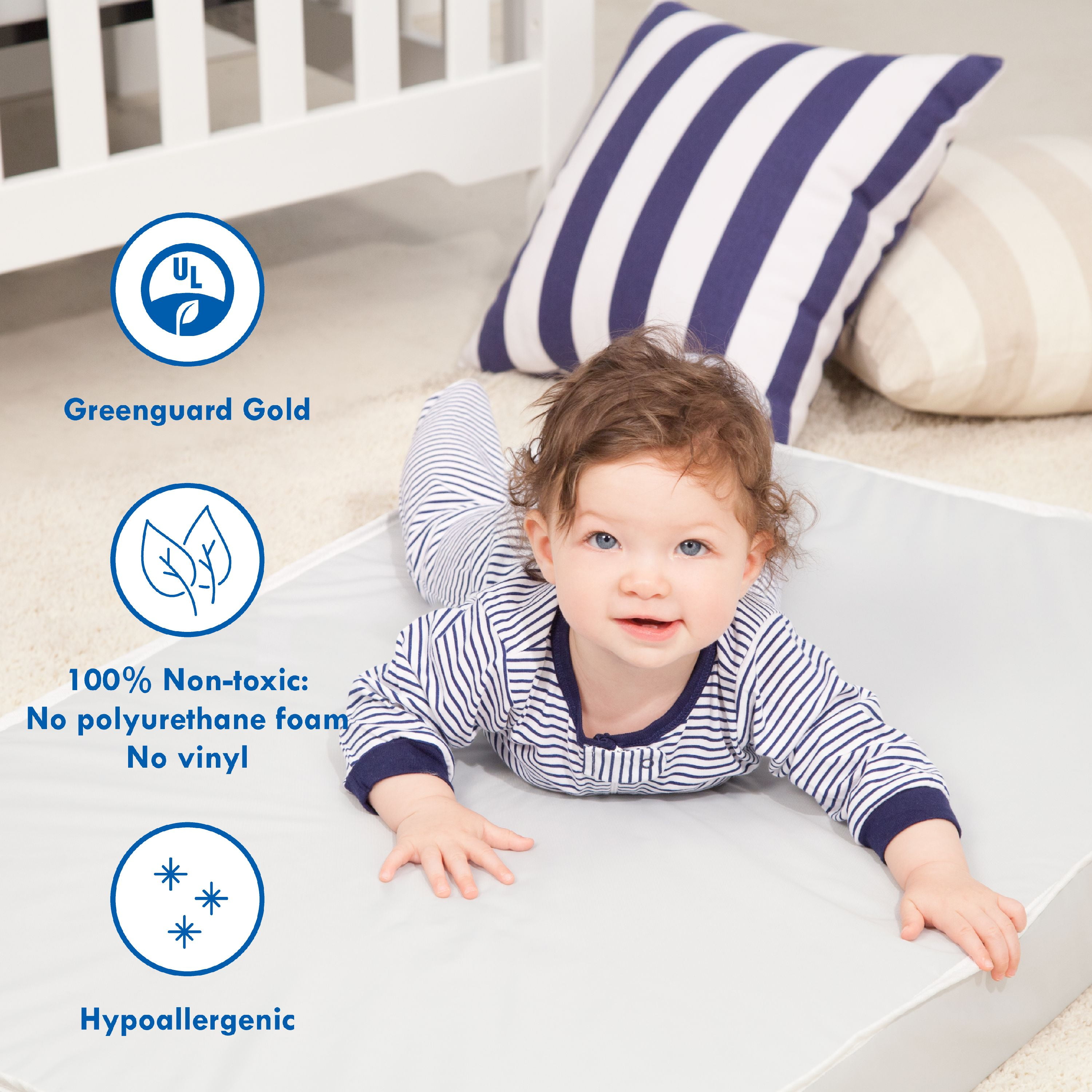 DaVinci Complete Slumber Mini Crib Mattress, Infant and Toddler - Image 7
