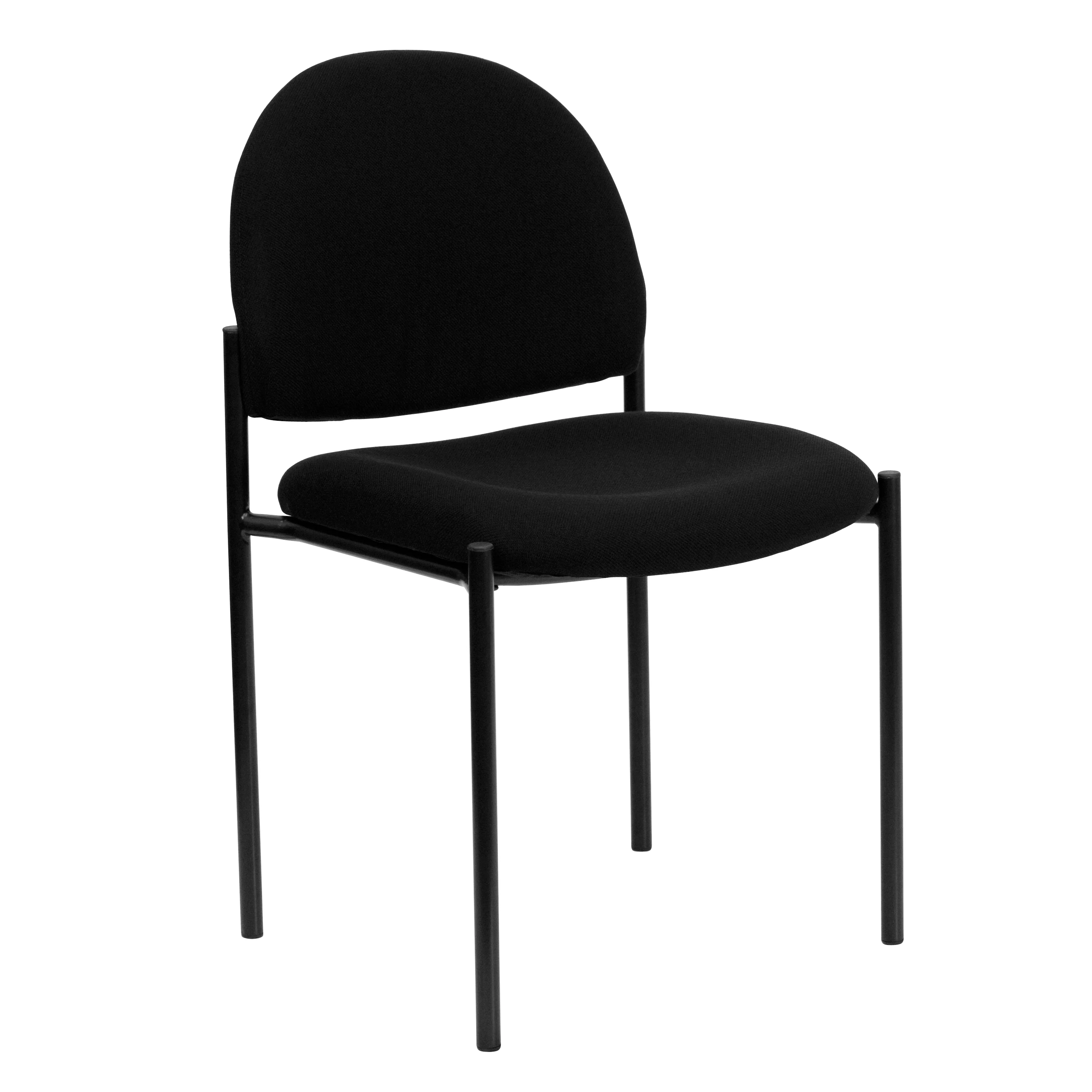 (Set of 4) Comfortable Stackable Steel Side Chair - Image 3