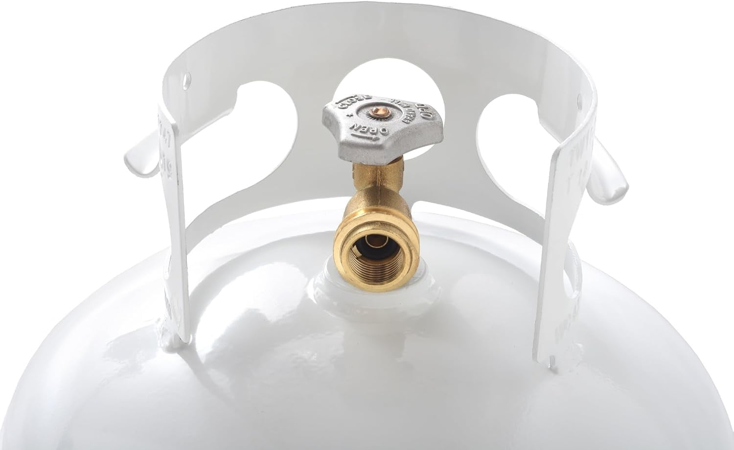 Flame King 30 lb. Propane Tank with Type 1 Overfill Protection Device Valve (Ships Empty) - Image 5