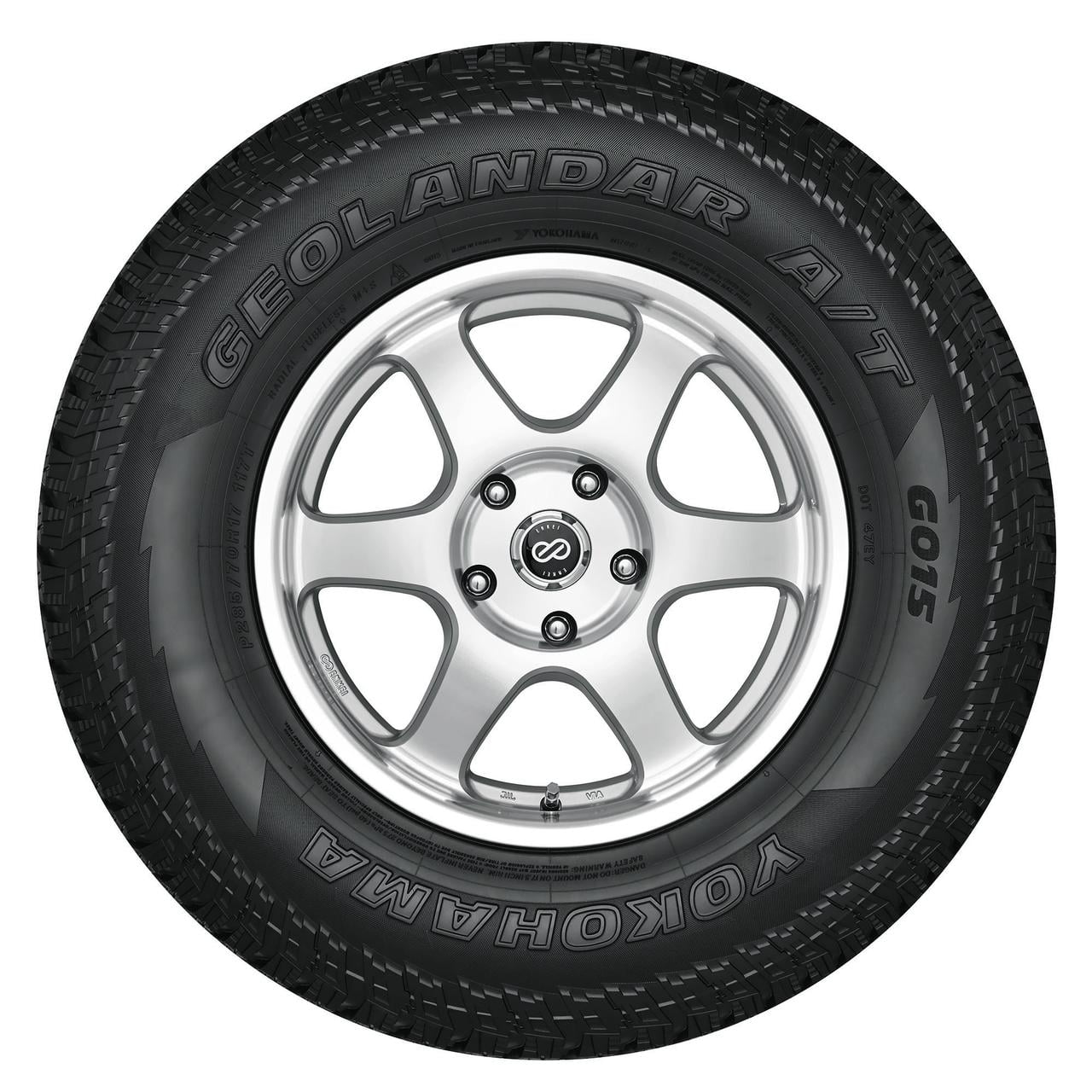 Yokohama Geolandar AT G015 All Terrain LT275/65R20 126/123R E Light Truck Tire - Image 5
