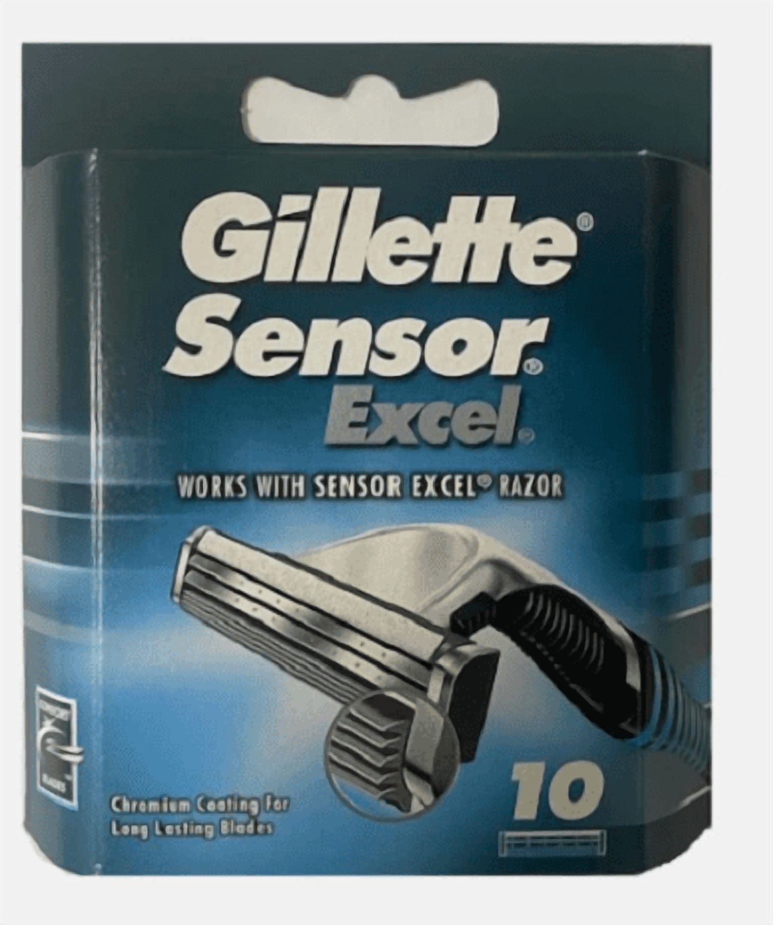 Gillette Sensor Excel Refill Blade Cartridges, 10 Ct. (Pack of 4) + Makeup Blender - Image 3