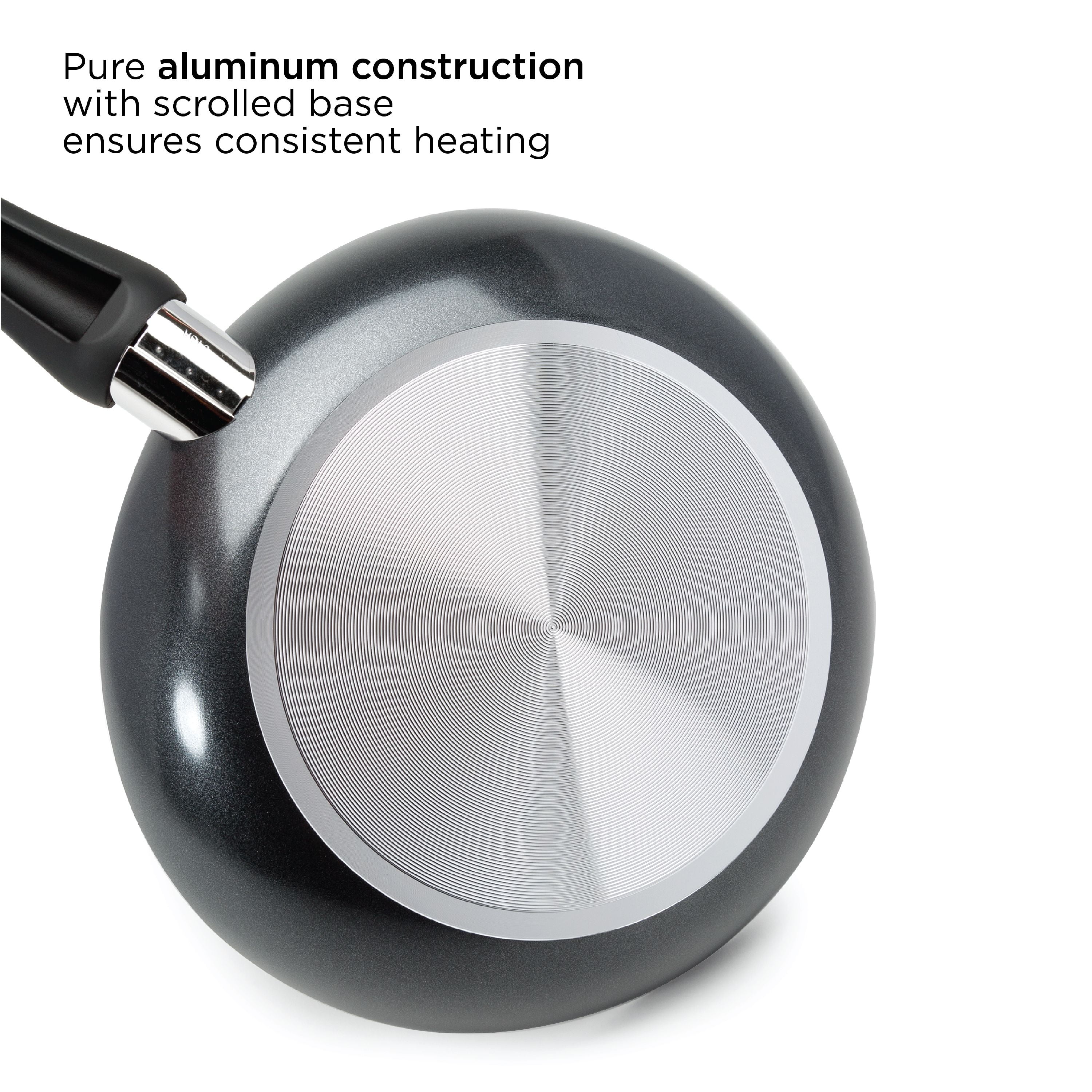 Ecolution Elements 3 Piece Non-Stick Fry Pan Set, Dishwasher Safe, 8", 9.5" and 11" - Image 4