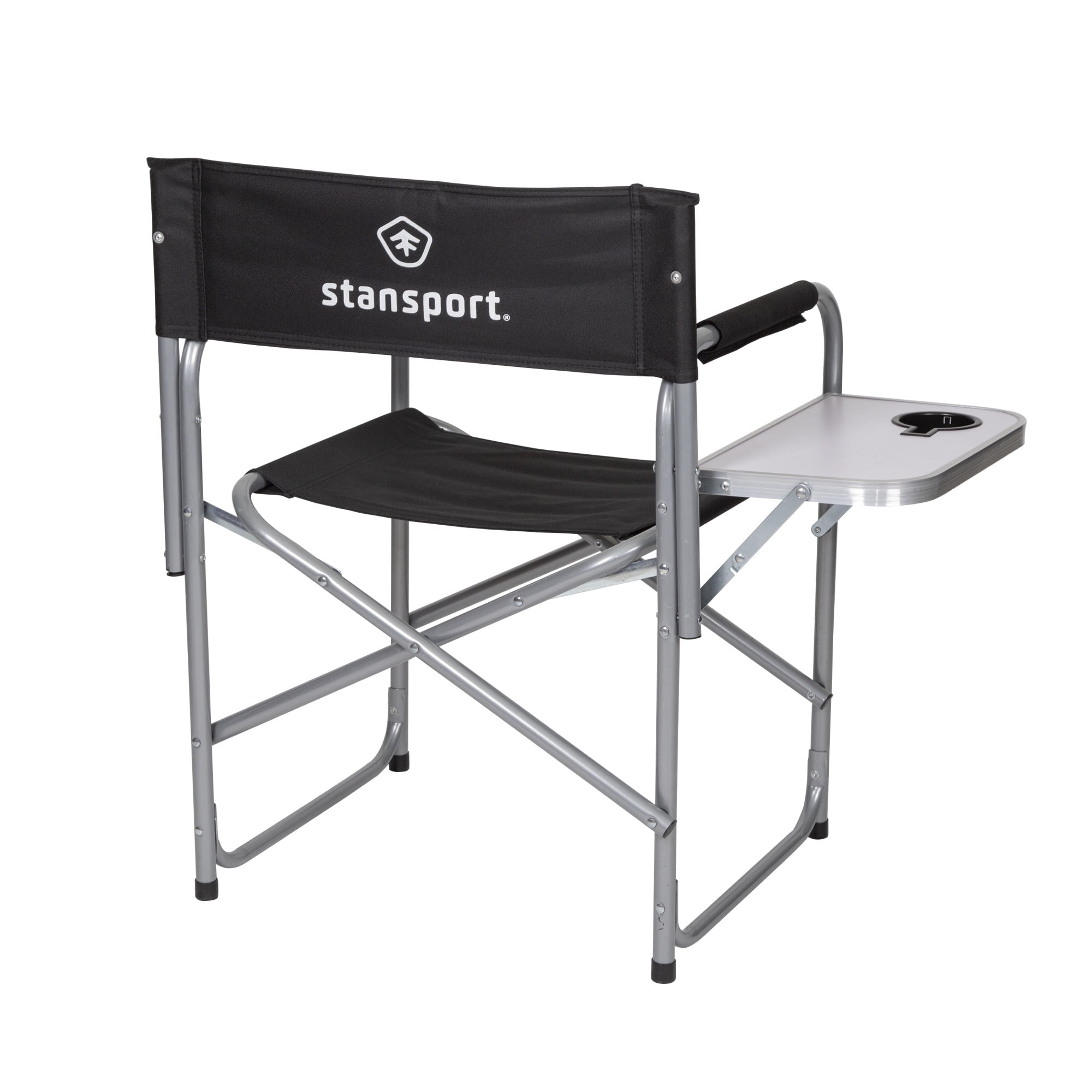 Stansport Folding Director's Chair with Side Table - Image 7