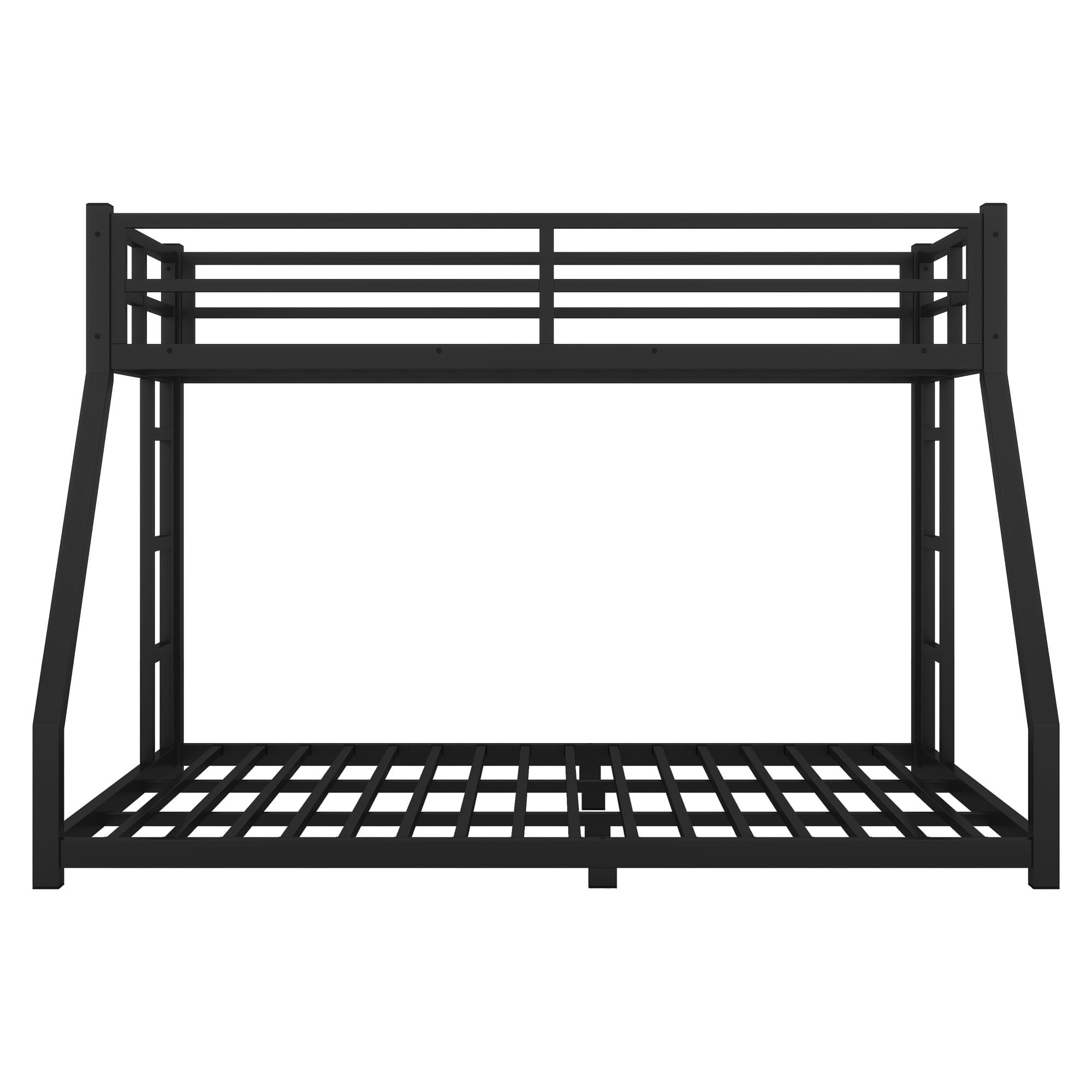 Aukfa Twin XL over Queen Metal Bunk Bed for Kids and Teens, Double Ladders, Heavy Duty, Black - Image 7