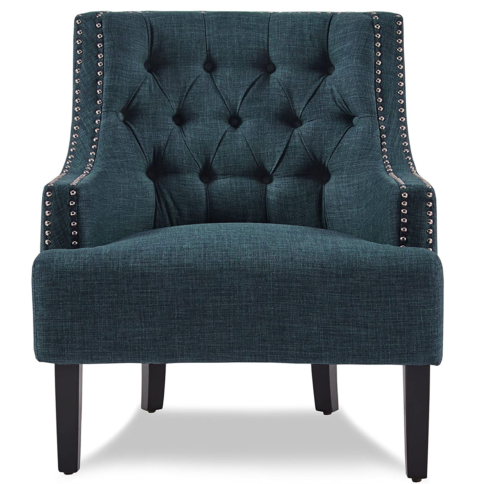 Lexicon Charisma Upholstered Accent Chair in Indigo - Image 2