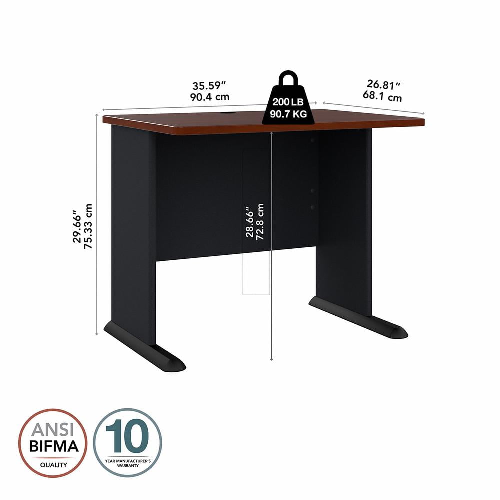 Bush Business Furniture Series A 36W Desk - Image 6