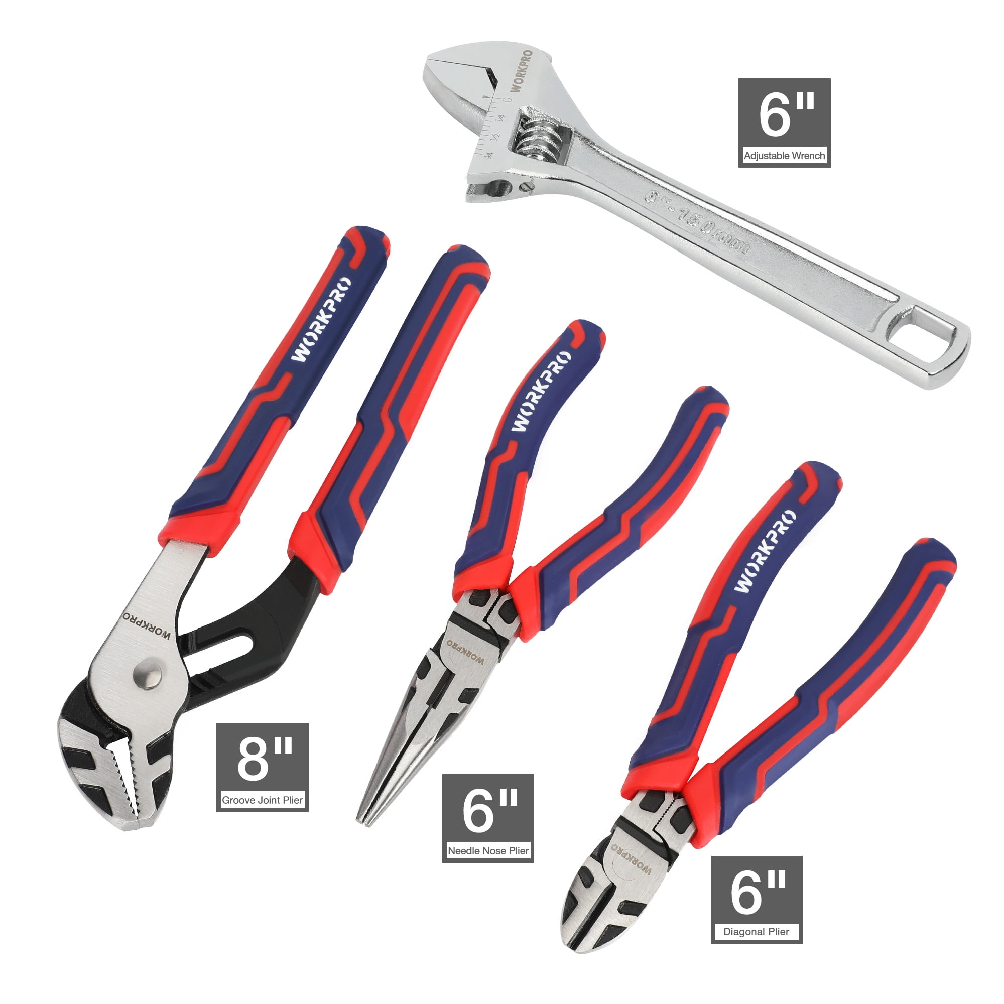 WORKPRO 87 Piece Mechanic Tool Set, Auto Repair Tool Set, Tool Box with Tools Included, General Household Hand Tool Kit with Plastic Toolbox Storage Case - Image 7